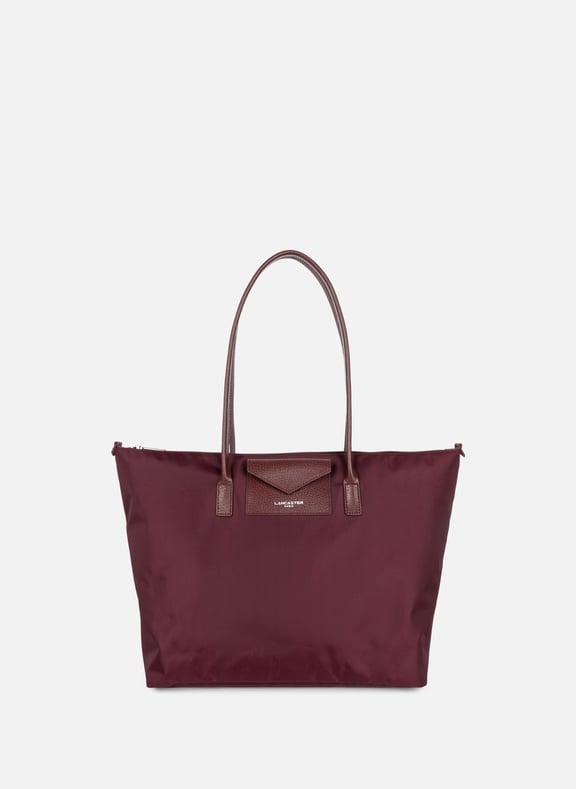 Large tote bag - Smart KBA Red by LANCASTER LANCASTER Large tote bag - Smart KBA Red