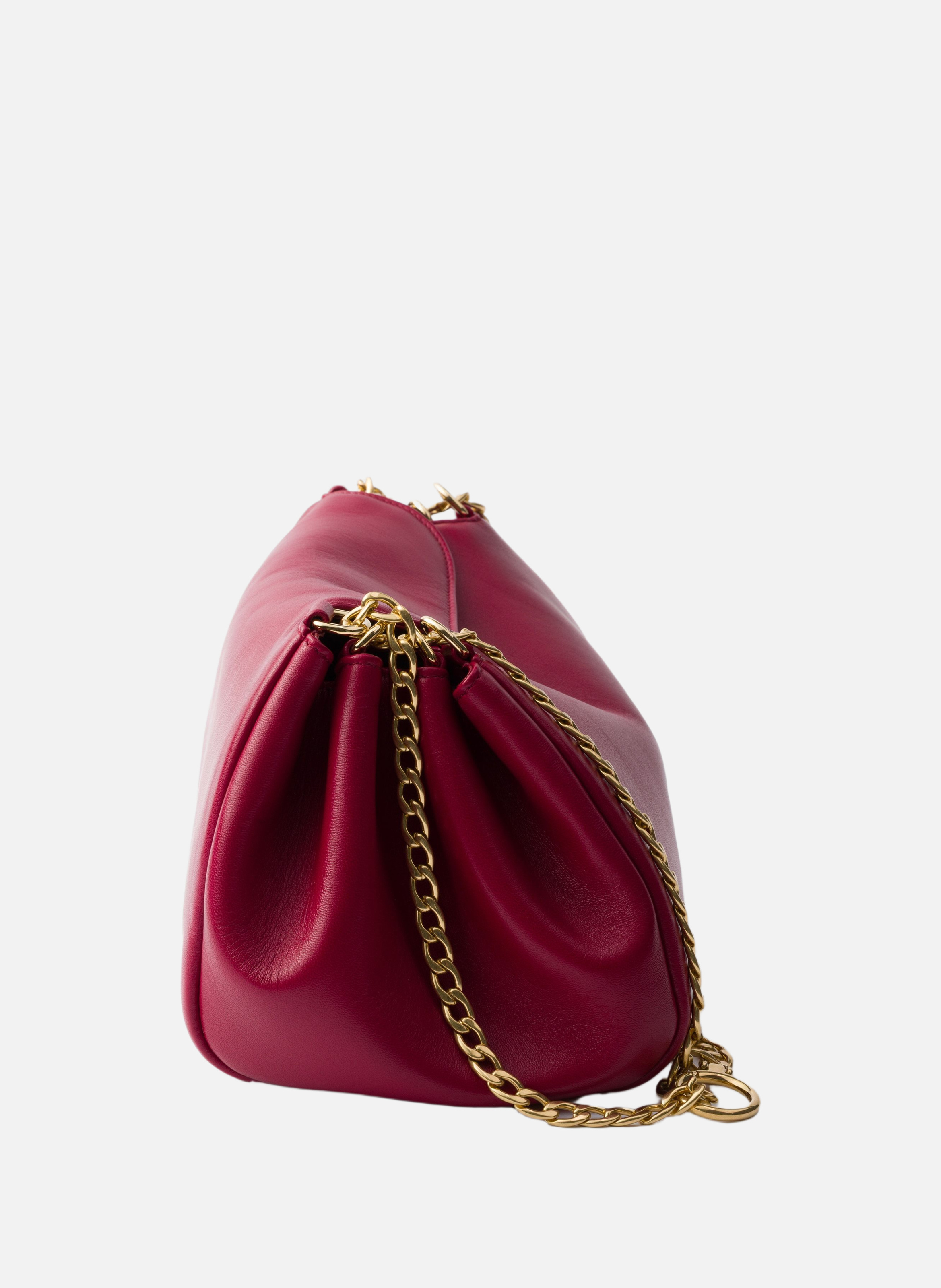 Petit sac prada tumulte en cuir nappa PRADA Rouge