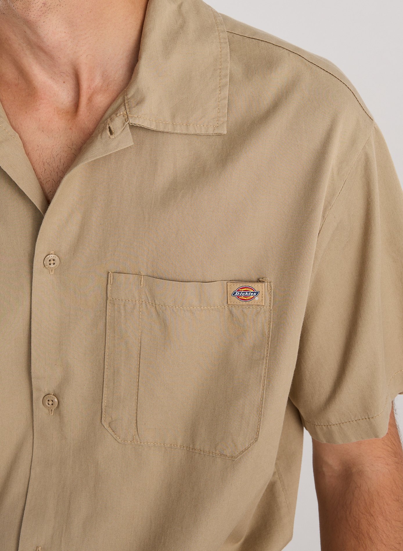 Cotton blend shirt DICKIES Beige