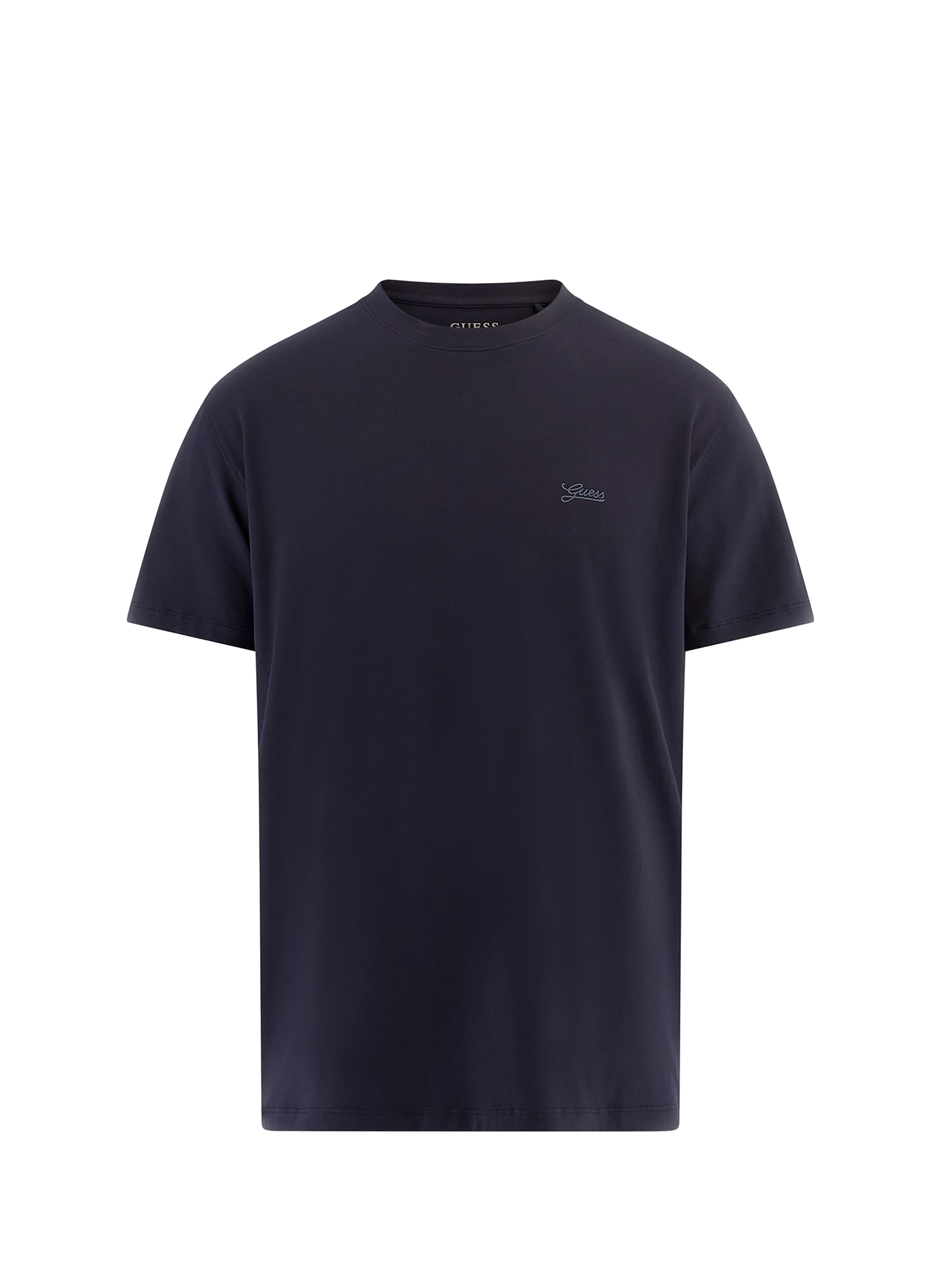 Straight-fit cotton T-shirt GUESS Blue