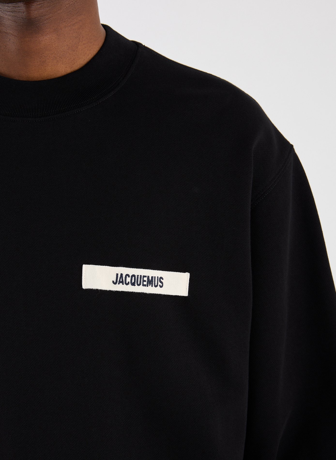 Cotton jumper JACQUEMUS Black