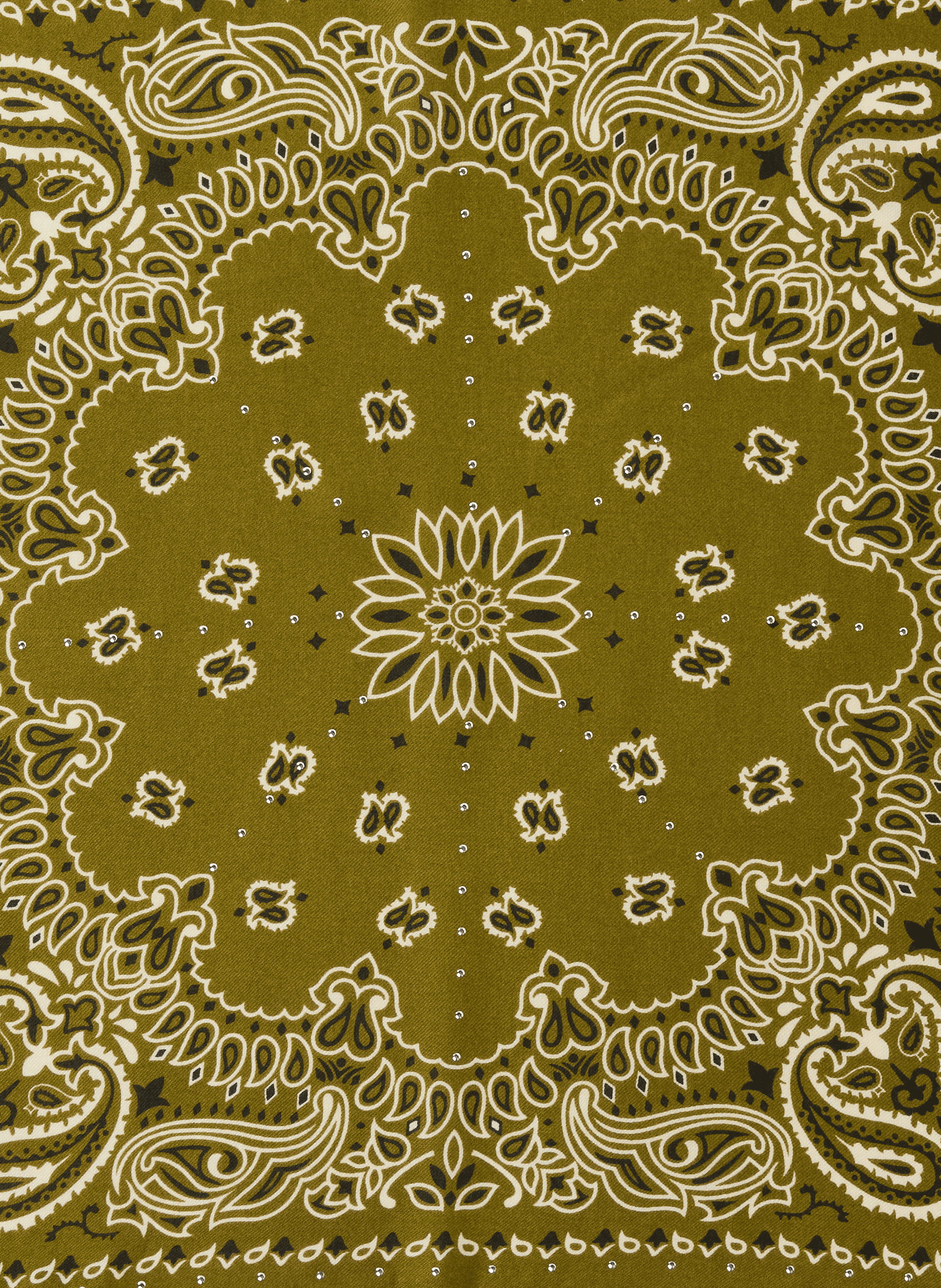 Foulard imprimé bandana WILD Kaki