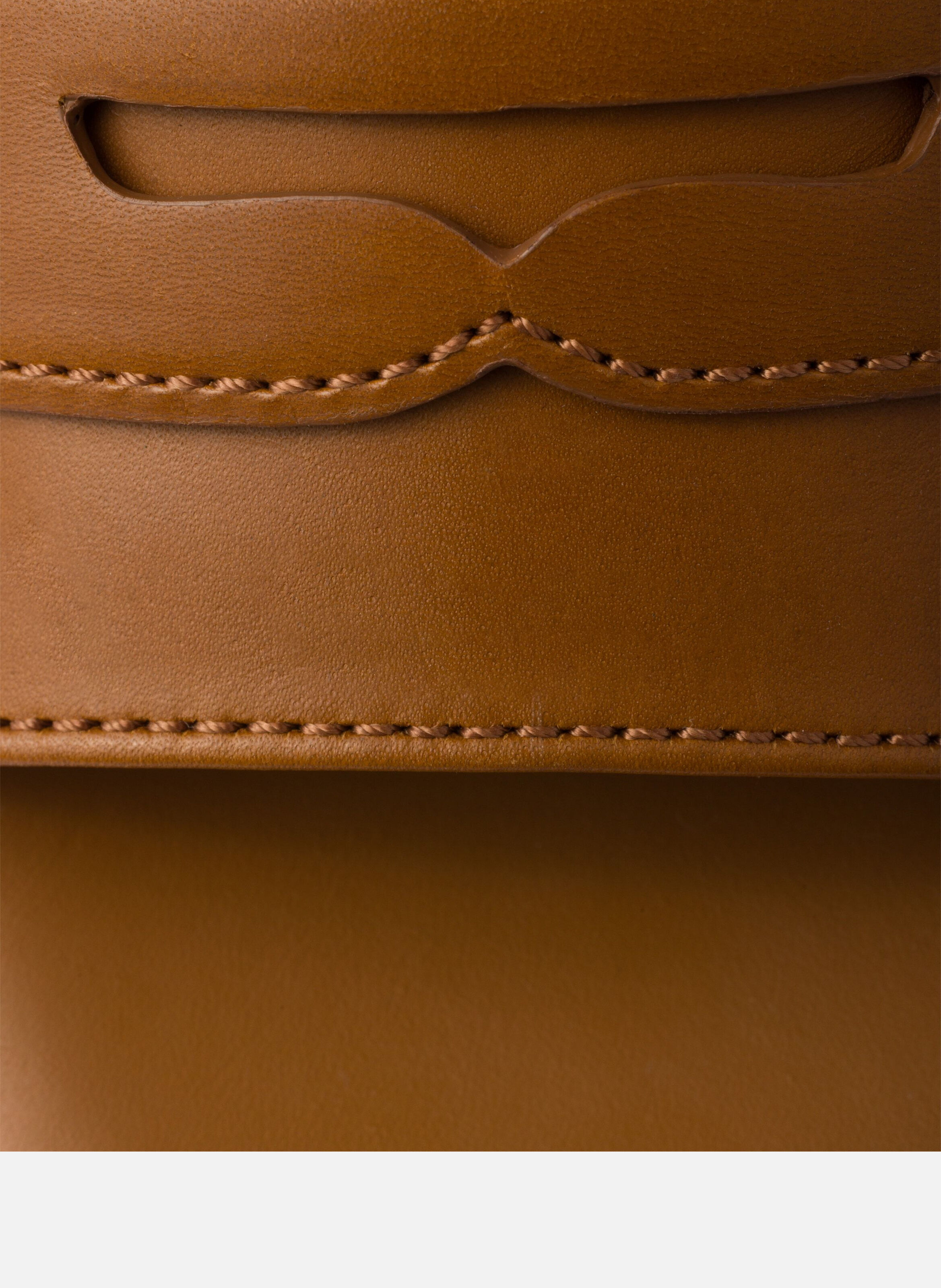 Mules en cuir PRADA Marron