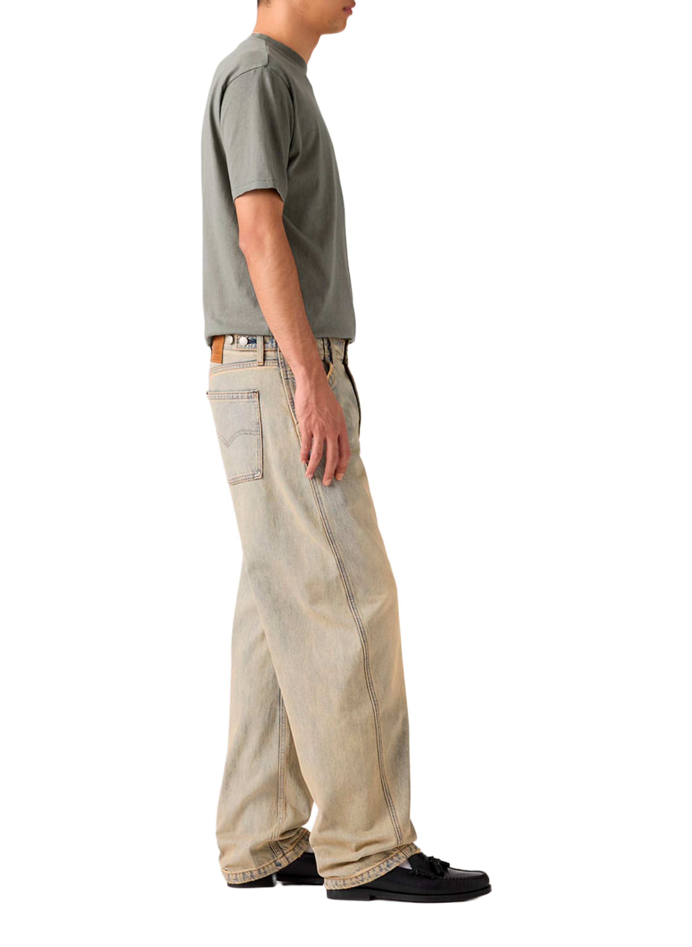 Loose Fit Cotton Barrel Jeans LEVI'S Blue