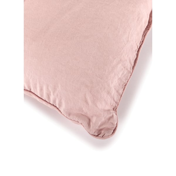 Au Printemps Paris Coussin En Lin Lavé In Pink