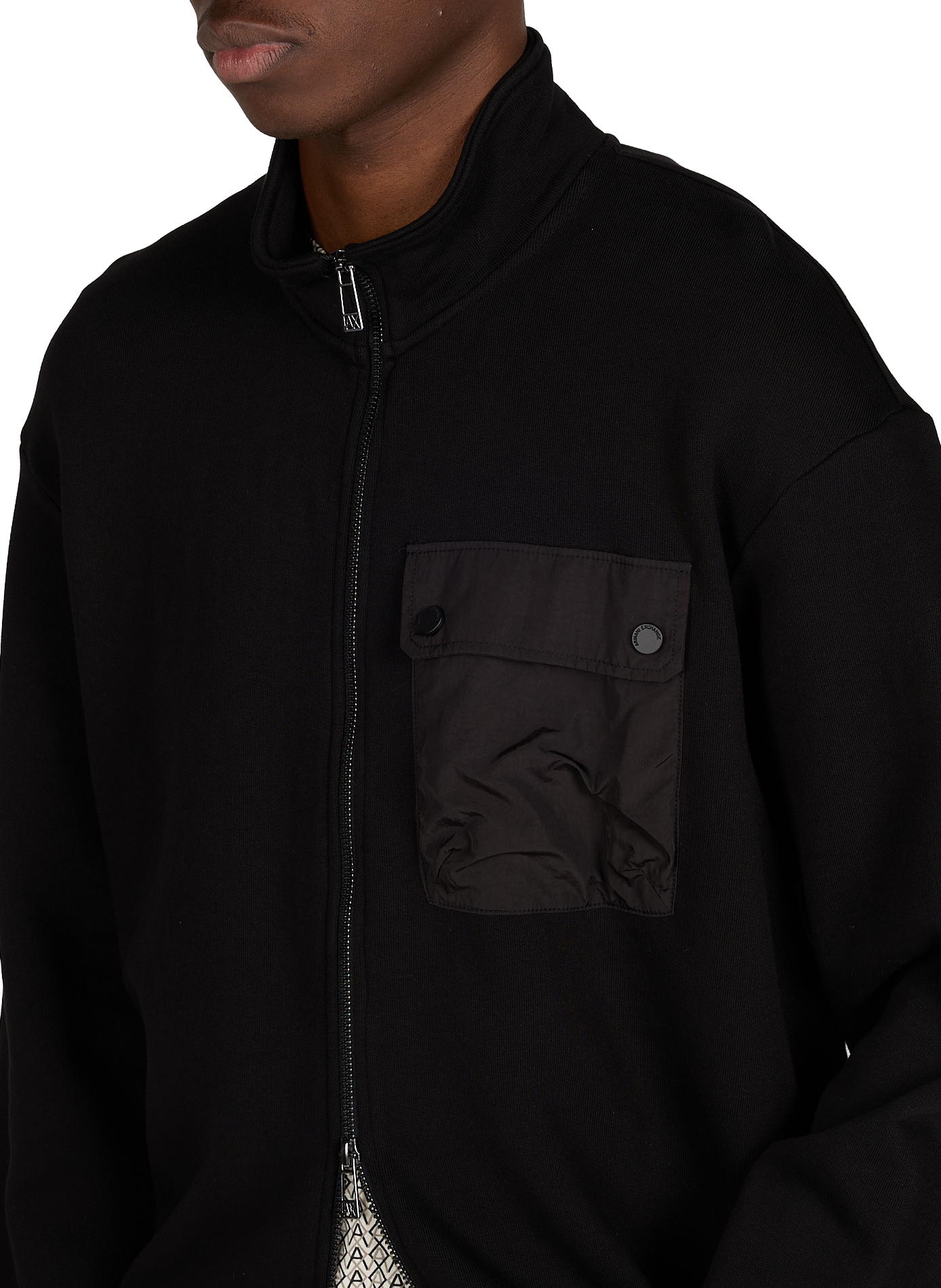 Cotton cardigan ARMANI EXCHANGE Black