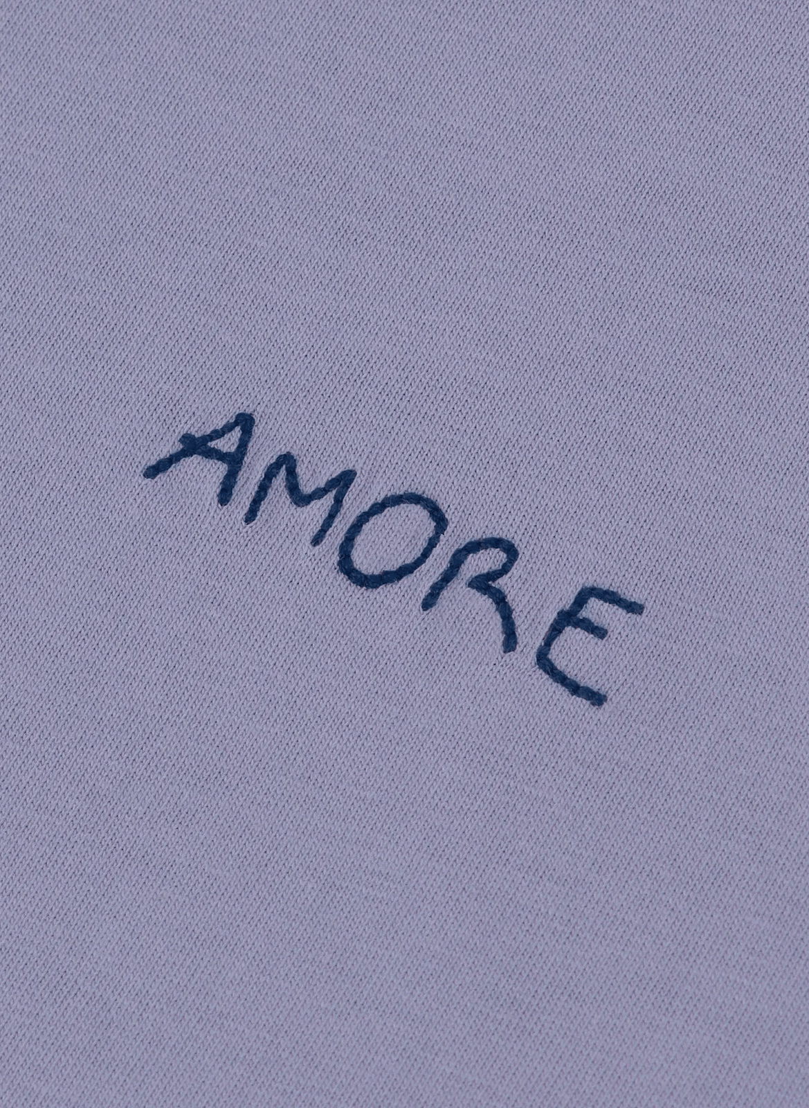 T-shirt Popincourt embroidered in organic cotton MAISON LABICHE Purple