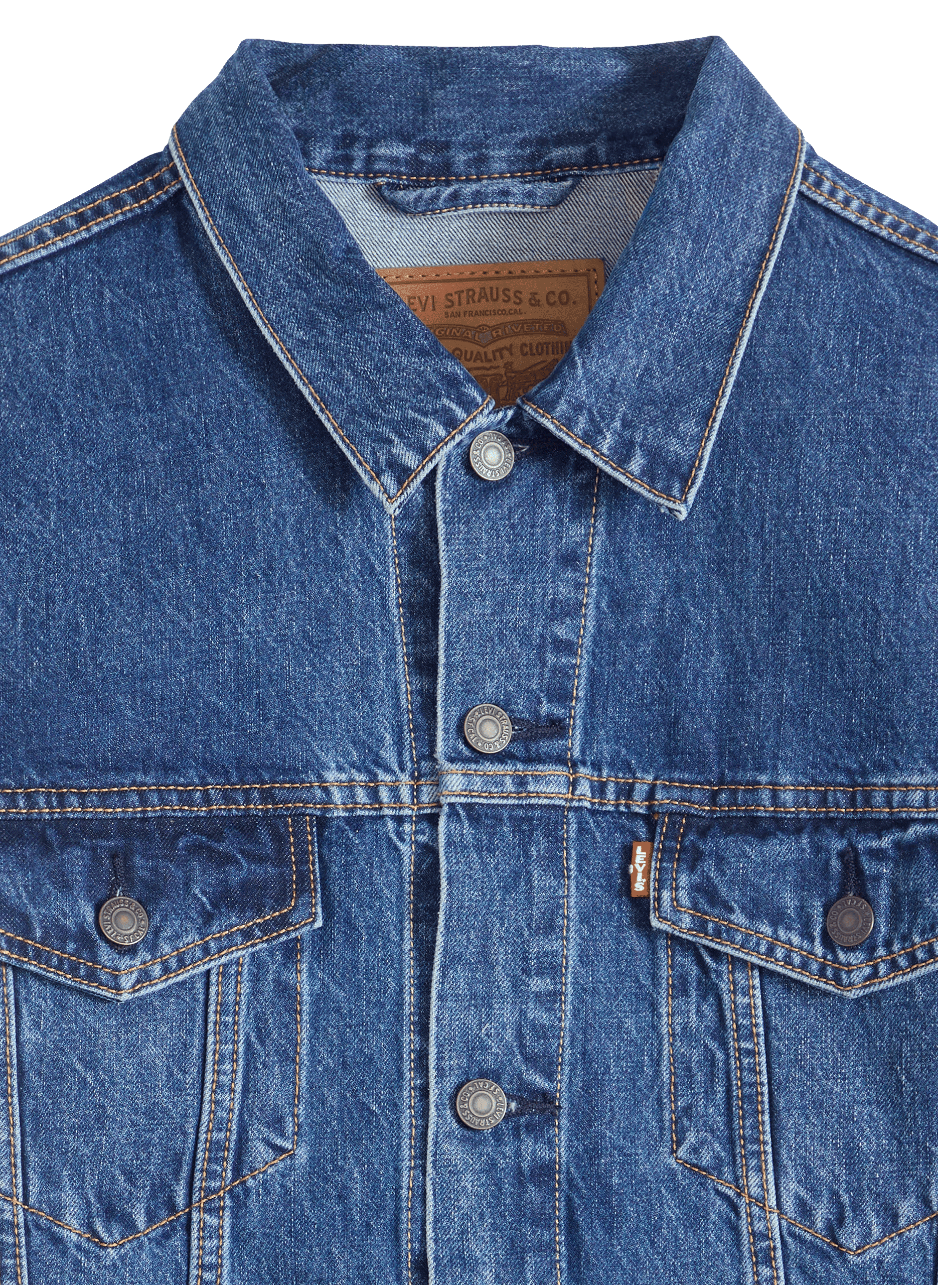 Relaxed Type iii Cotton Trucker Jacket LEVI'S Blue