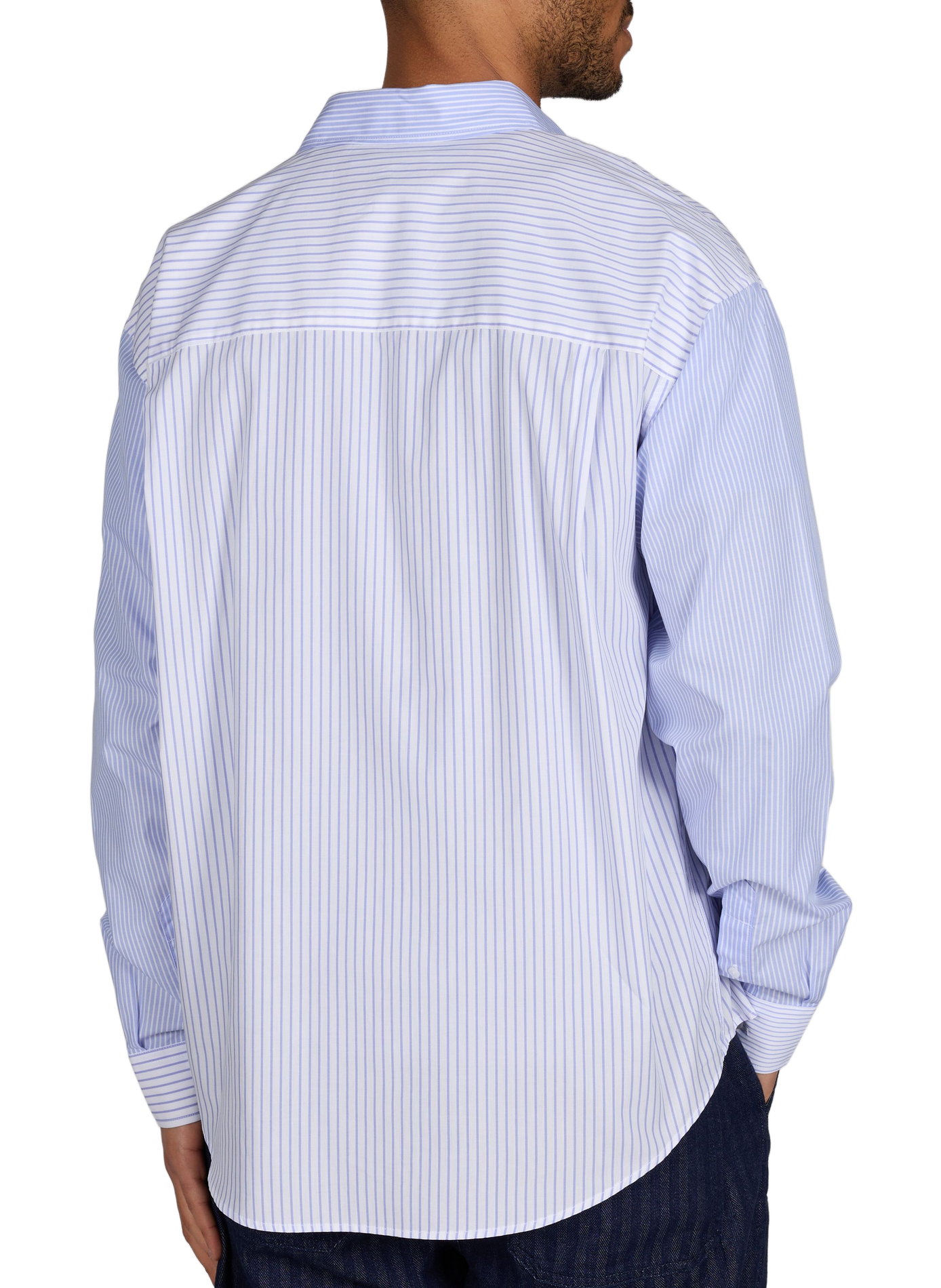 Breteuil striped cotton shirt MAISON LABICHE Blue