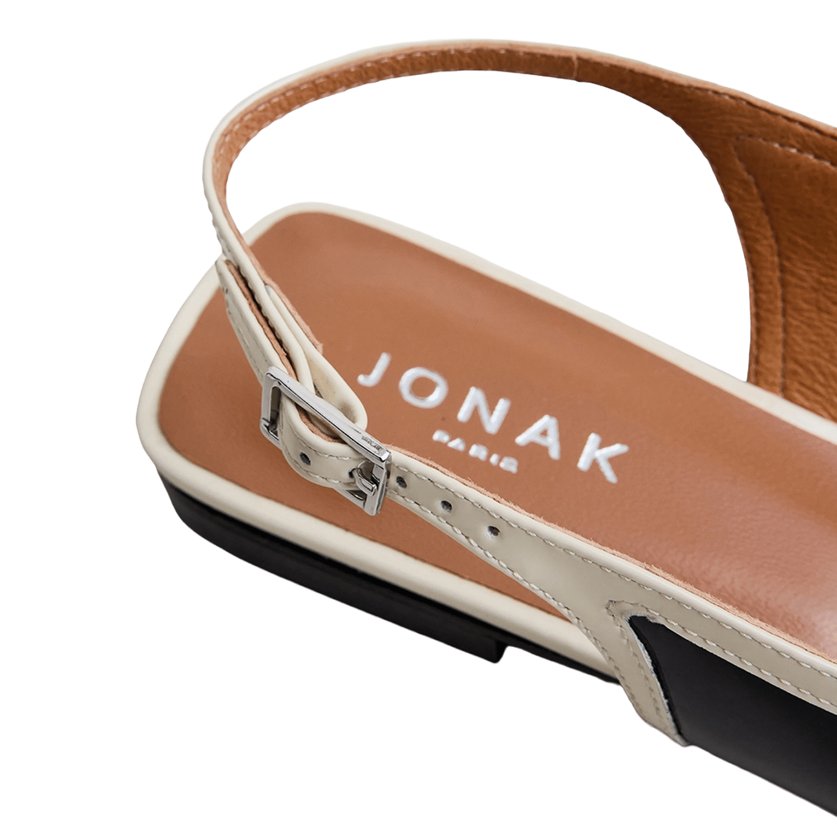 Ballerines en cuir daxus JONAK Noir