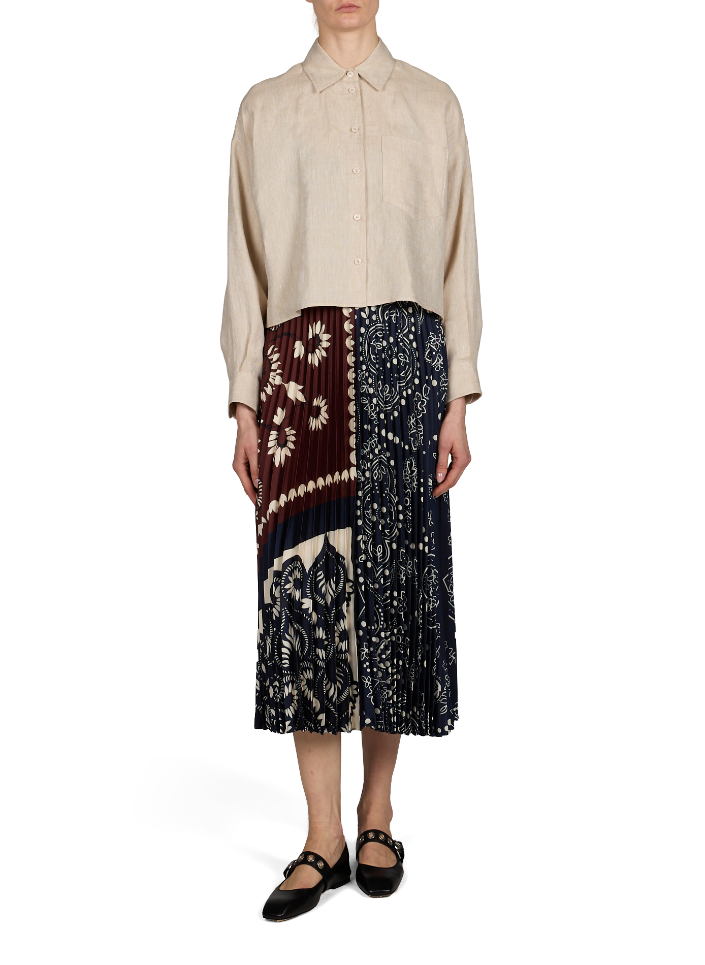 Chemise ample en lin MAX MARA WEEK END Beige