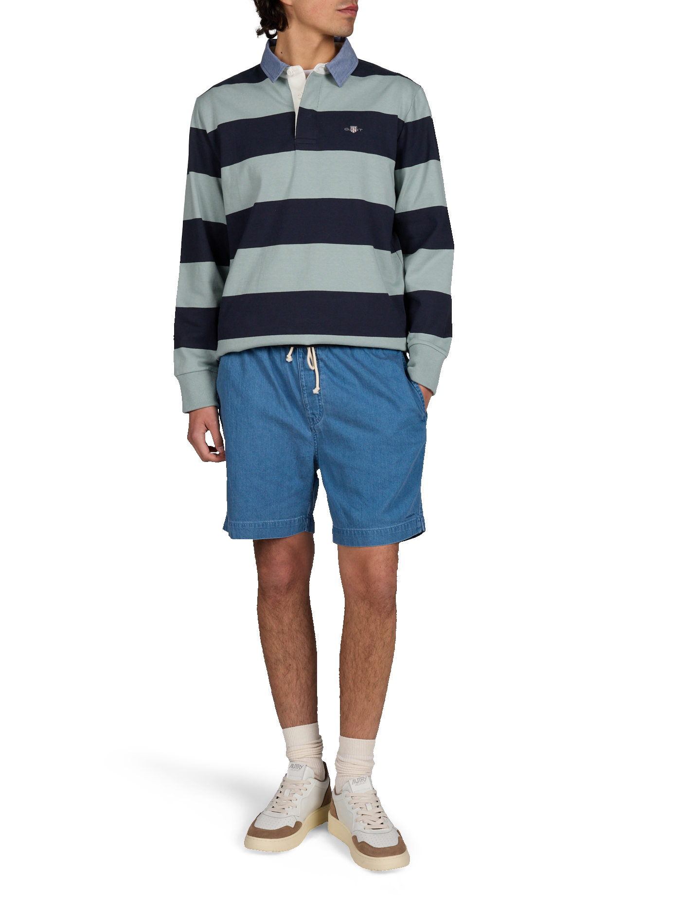 Short en coton GANT Bleu