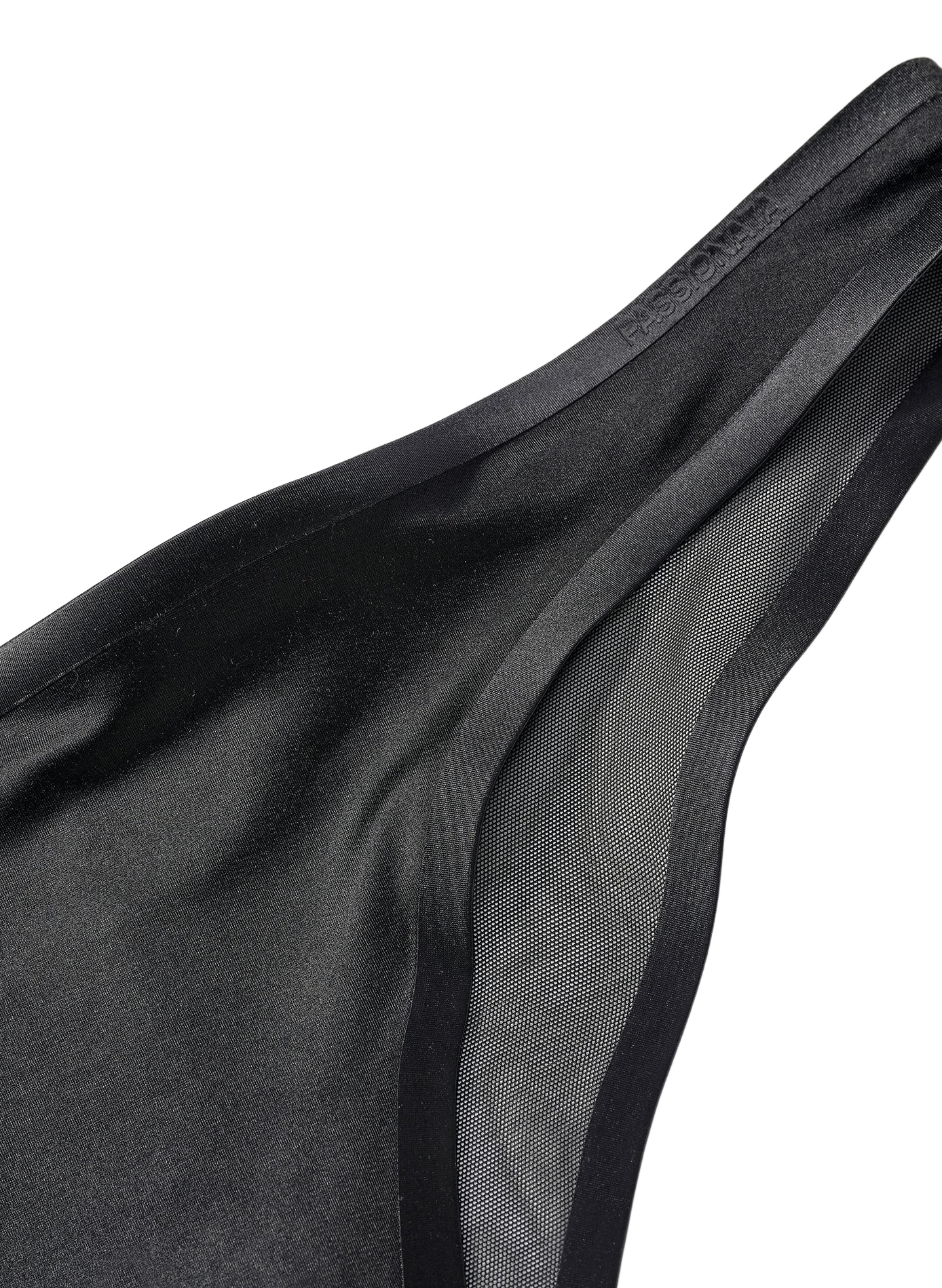 Tanga transparent PASSIONATA Noir