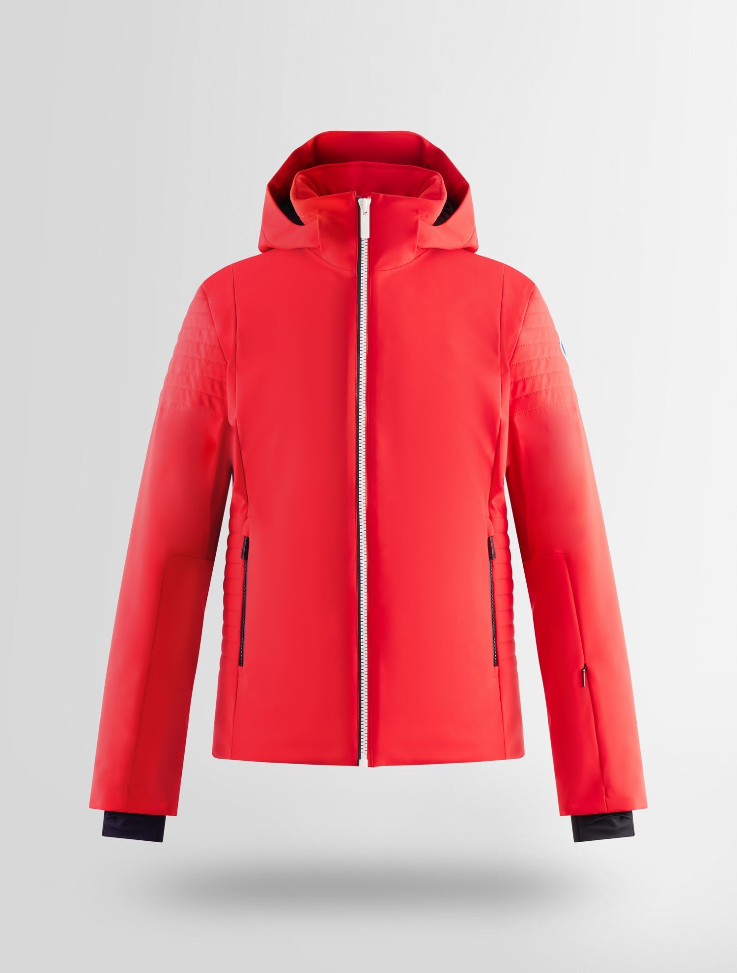 Veste de ski power col montant coupe regular FUSALP Rouge