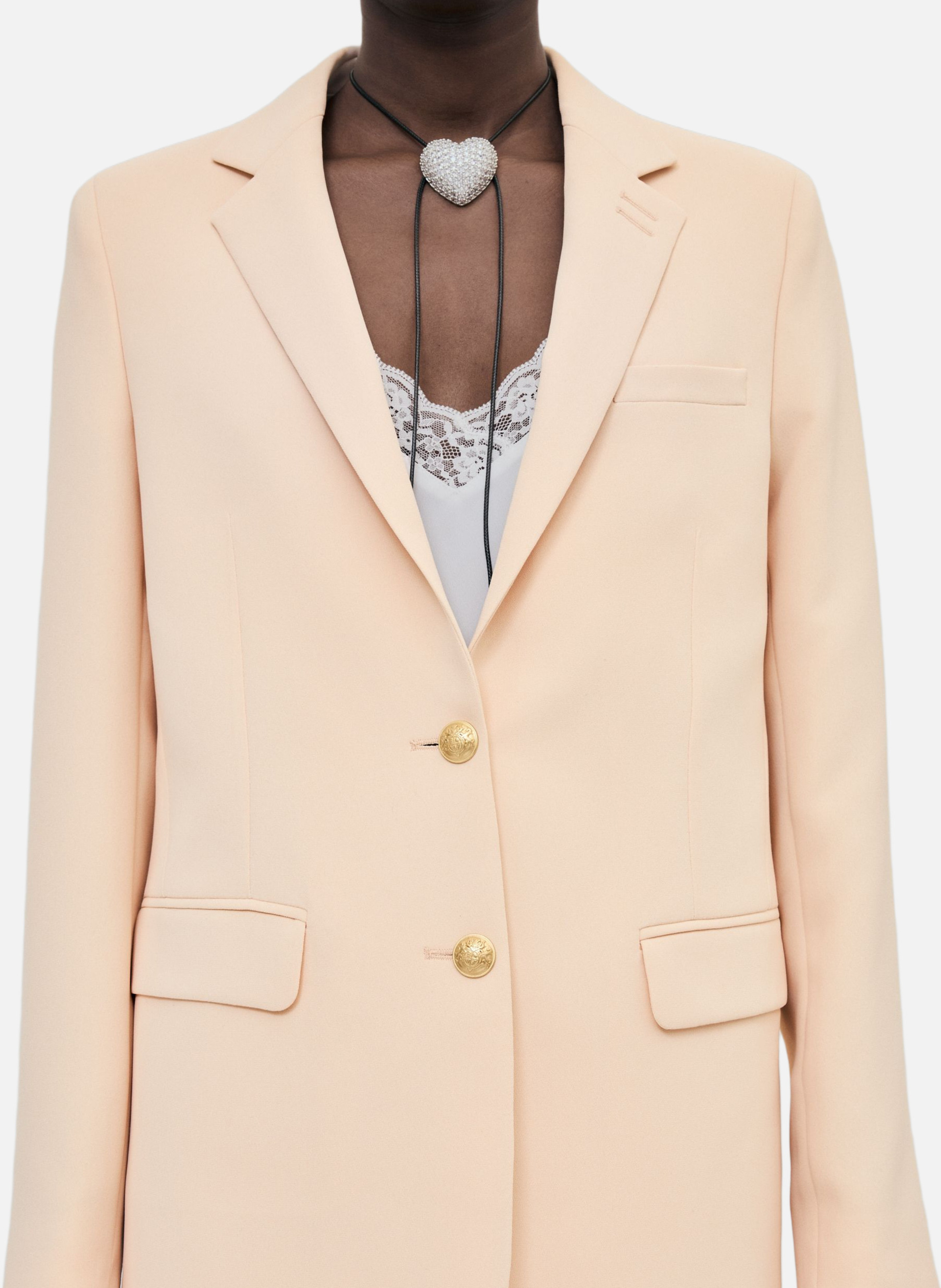 Veste de tailleur droite THE KOOPLES Beige