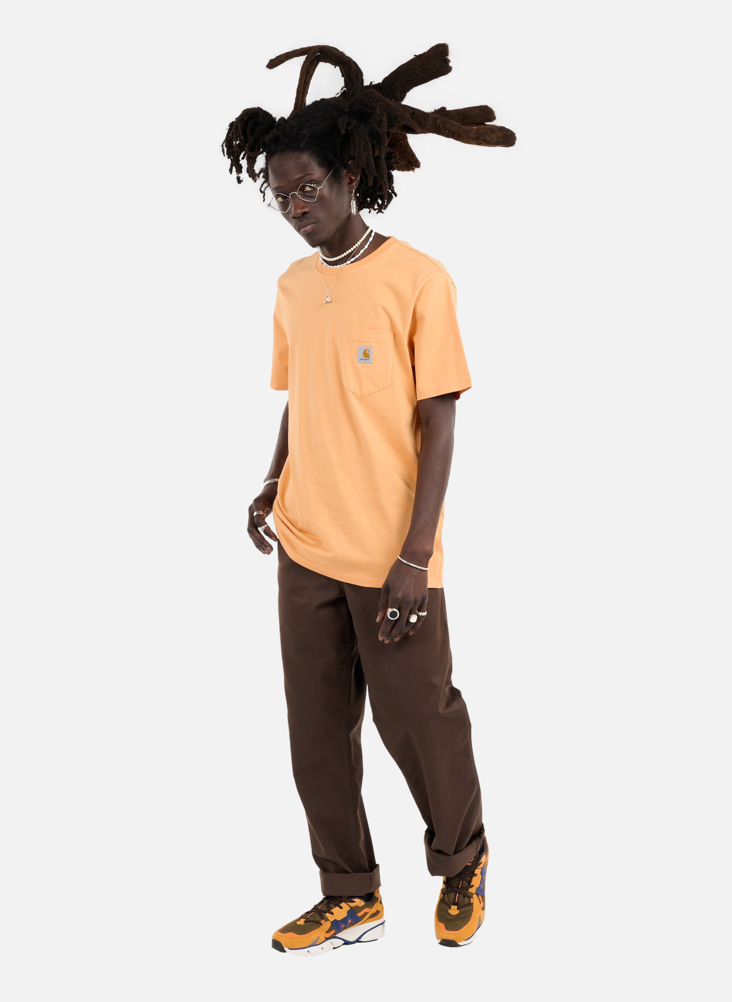 T-shirt pocket CARHARTT WIP Orange