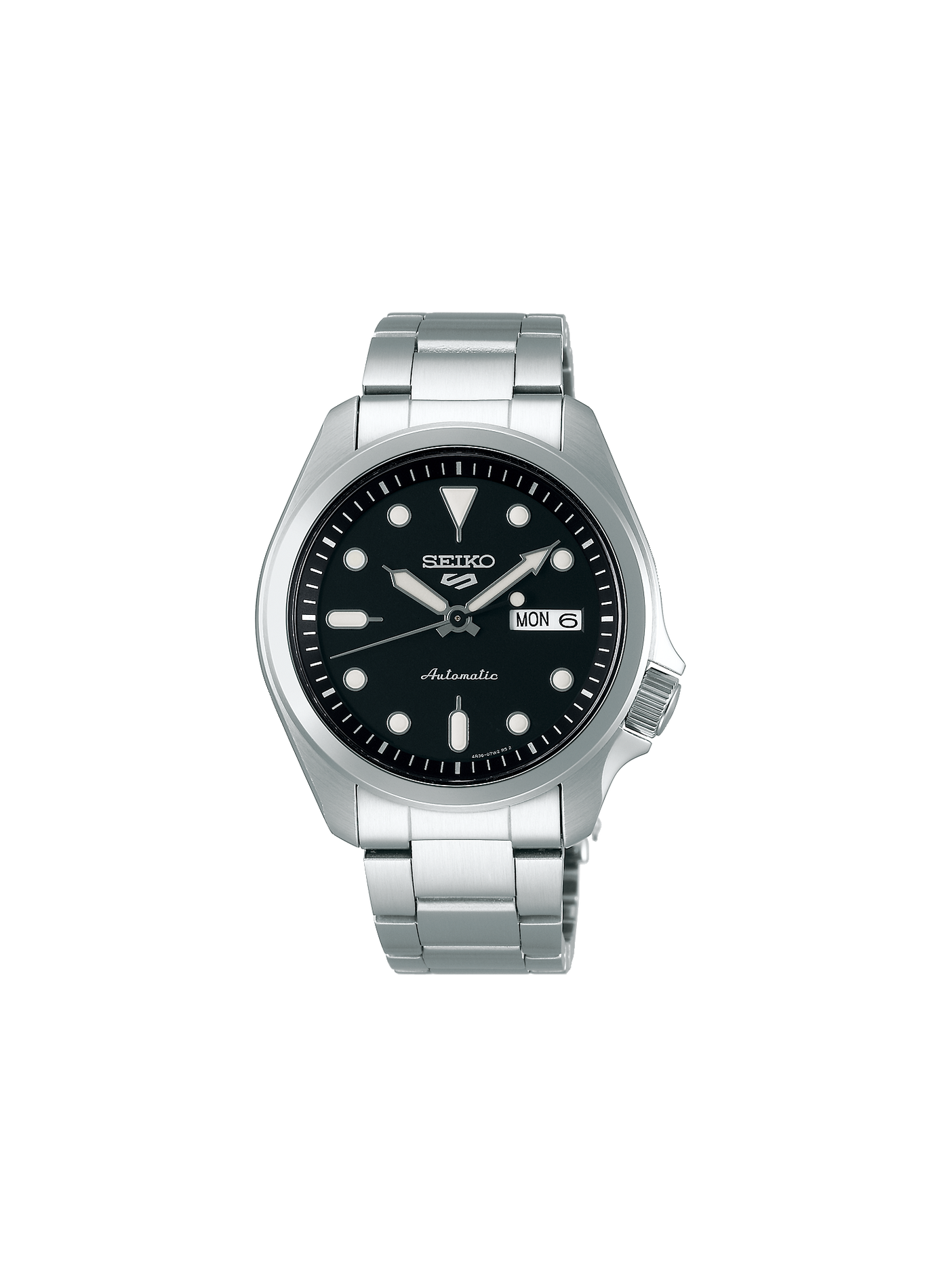 Montre automatique Seiko 5 en acier inoxydable SEIKO 5 Noir