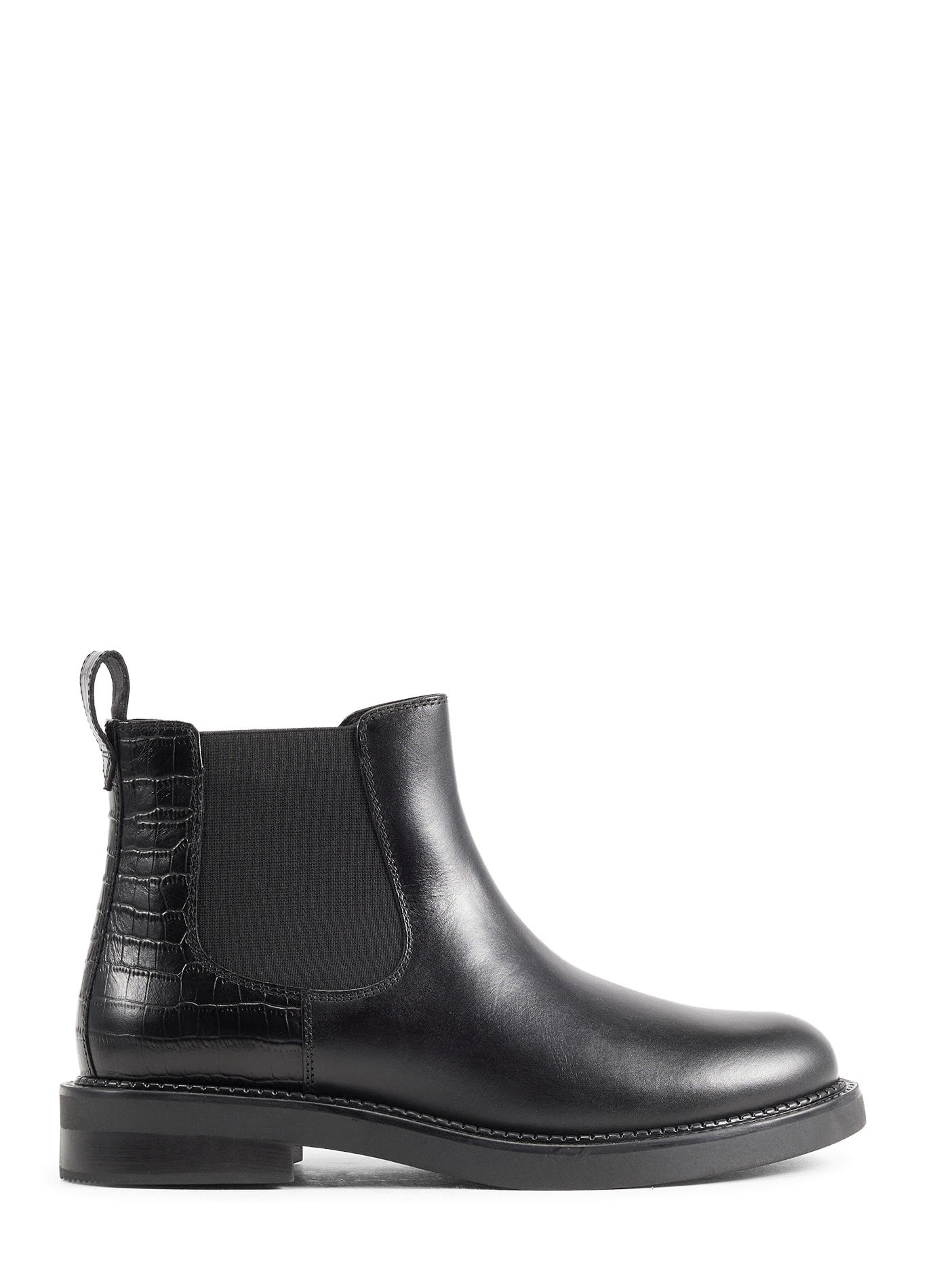 Serilda leather ankle boots GEOX Black