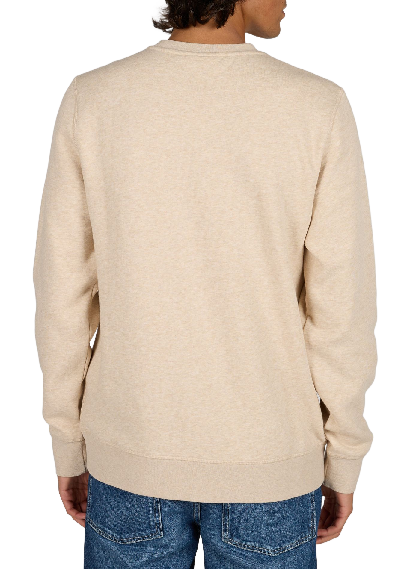 Straight cotton-blend sweatshirt FAGUO Beige