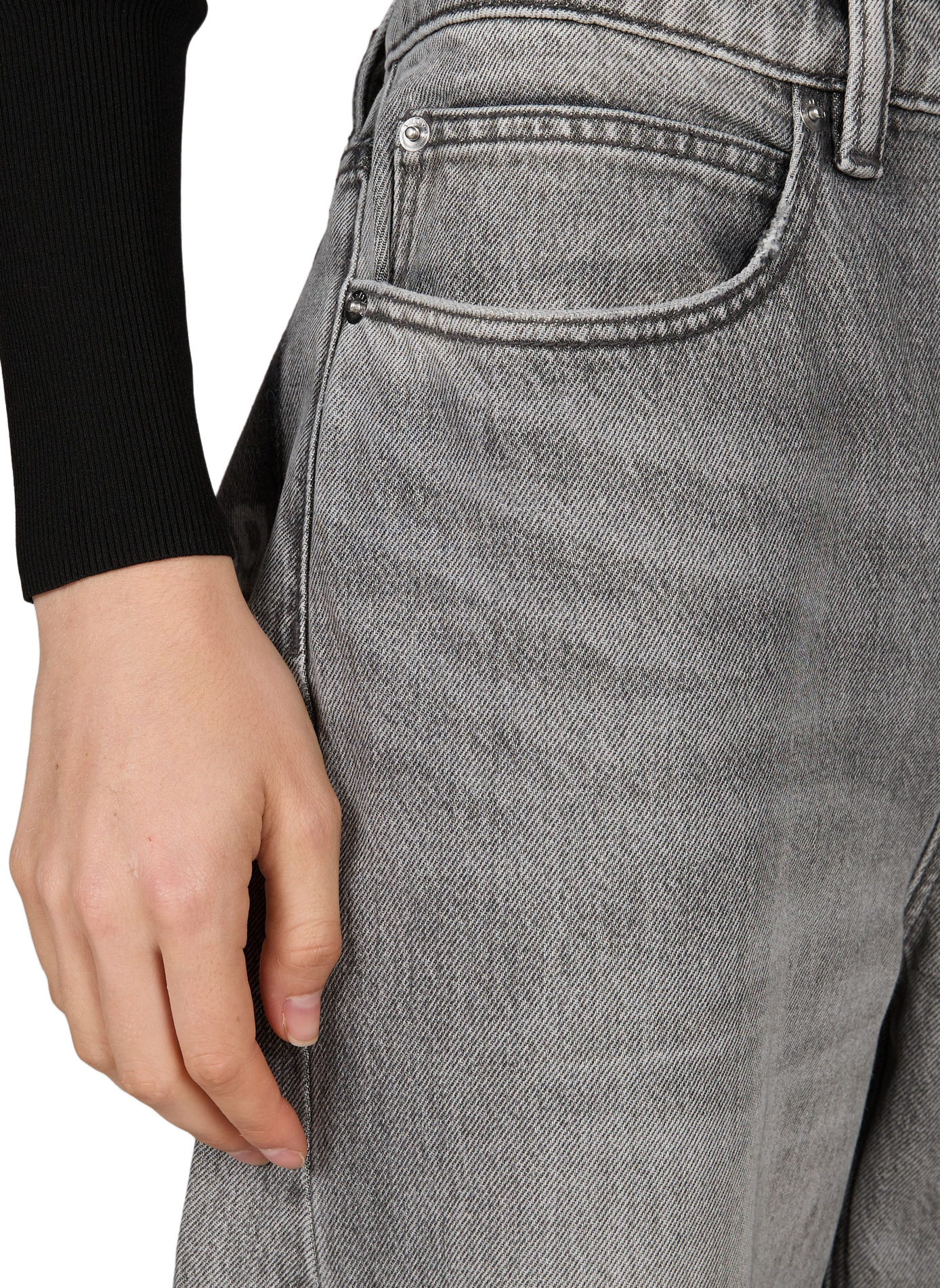 Jean large en coton ALEXANDER WANG Gris