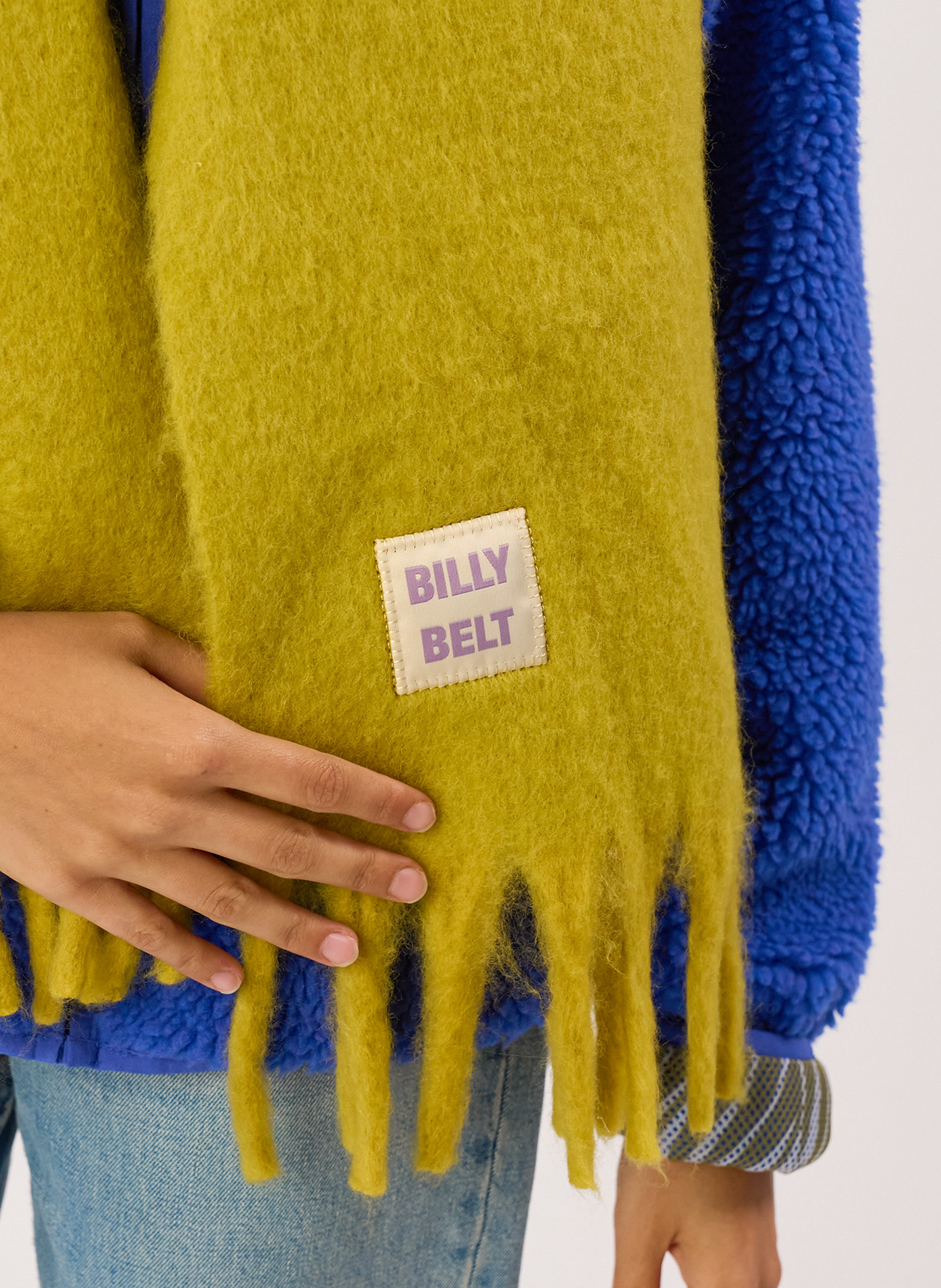 Echarpe en laine large BILLYBELT Vert