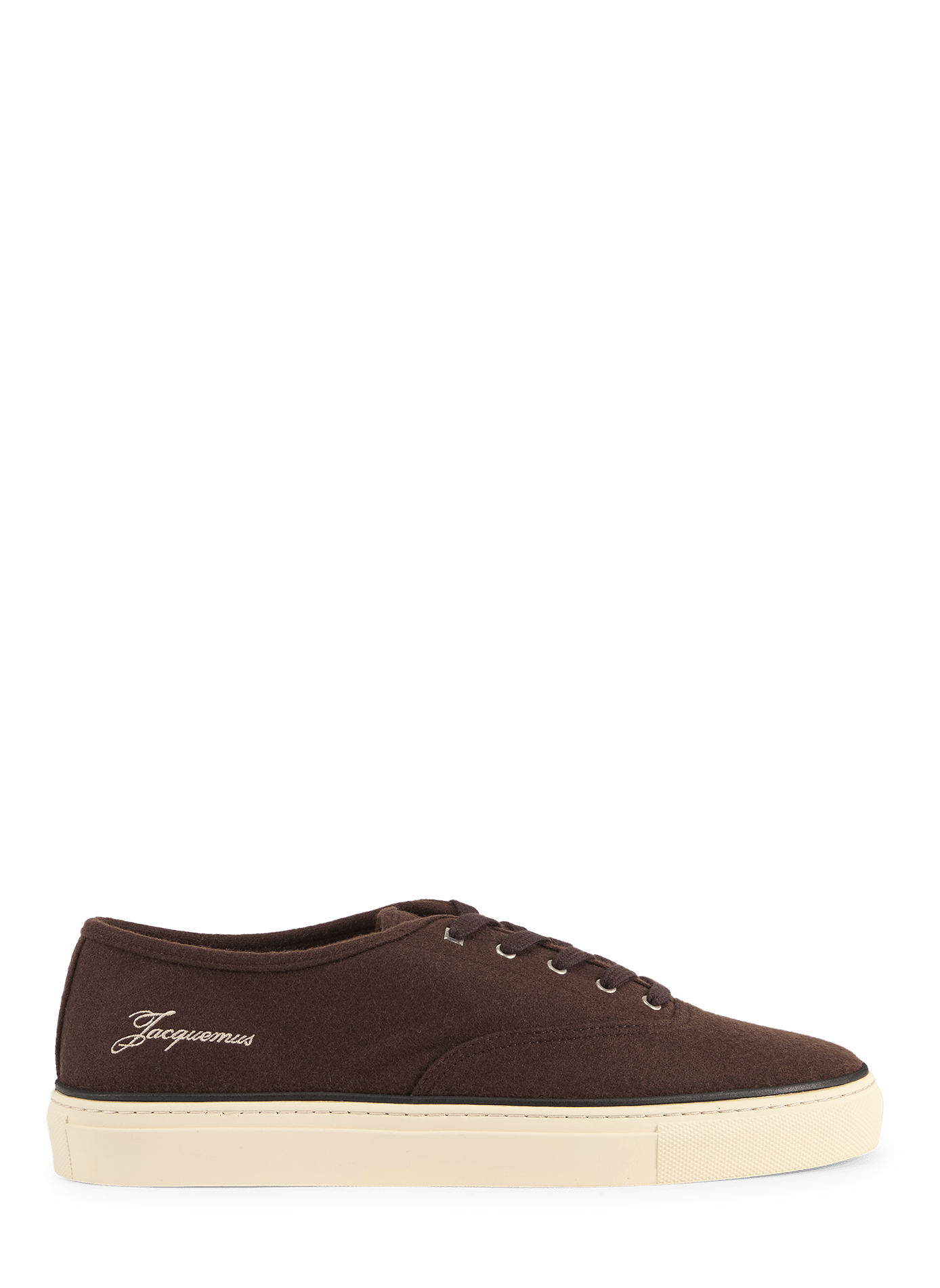 Les baskets Féfé en laine mélangée JACQUEMUS Marron