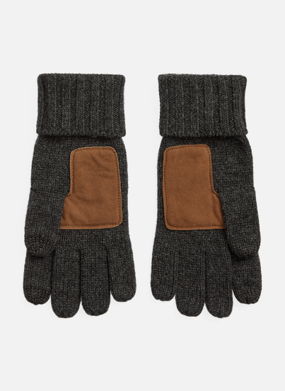 Gloves with suede leather inserts POLO RALPH LAUREN