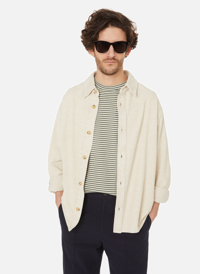 Cotton and linen overshirt A.P.C.
