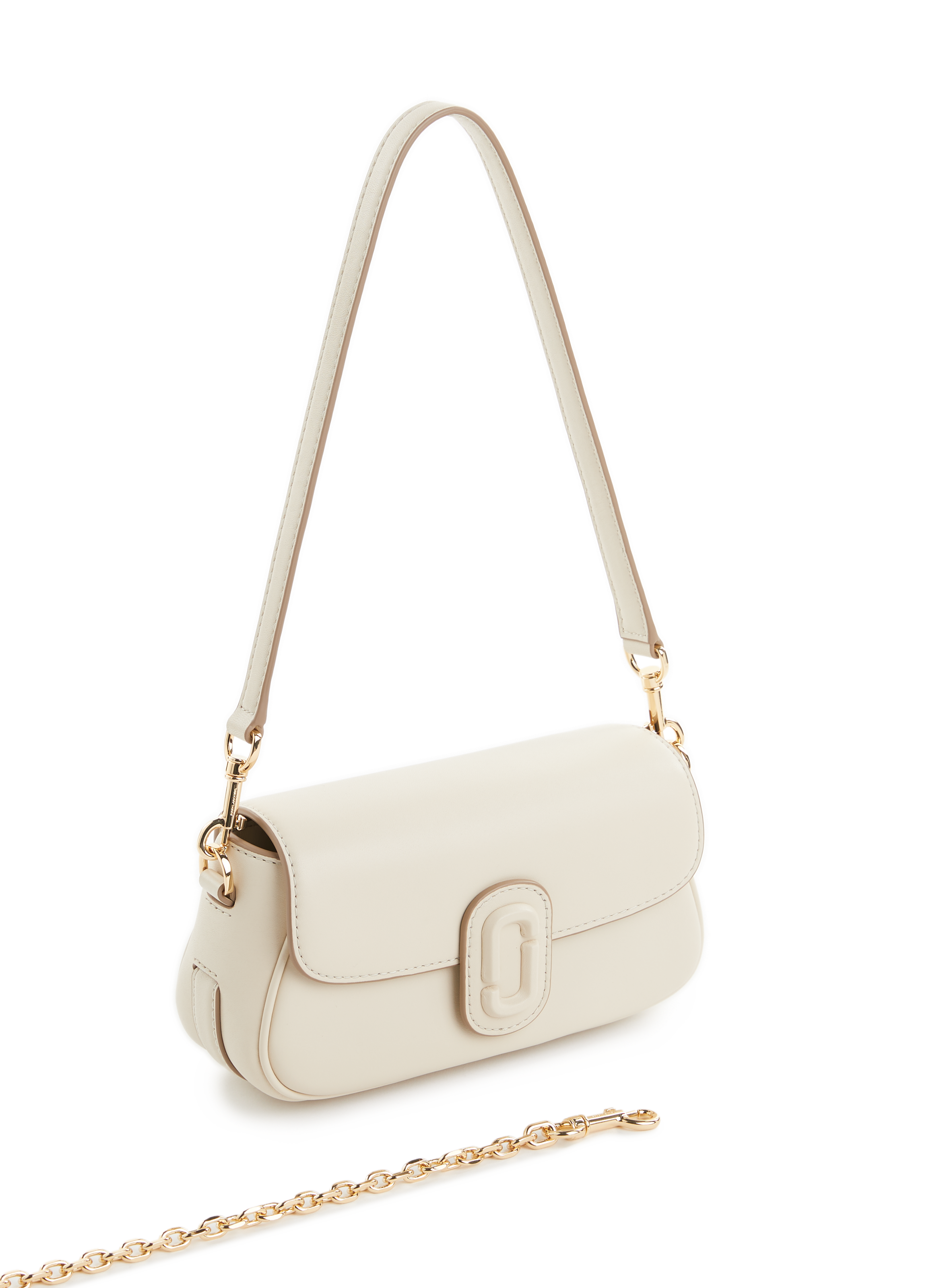 Sac porté épaule The Clover Shoulder Bag MARC JACOBS Beige