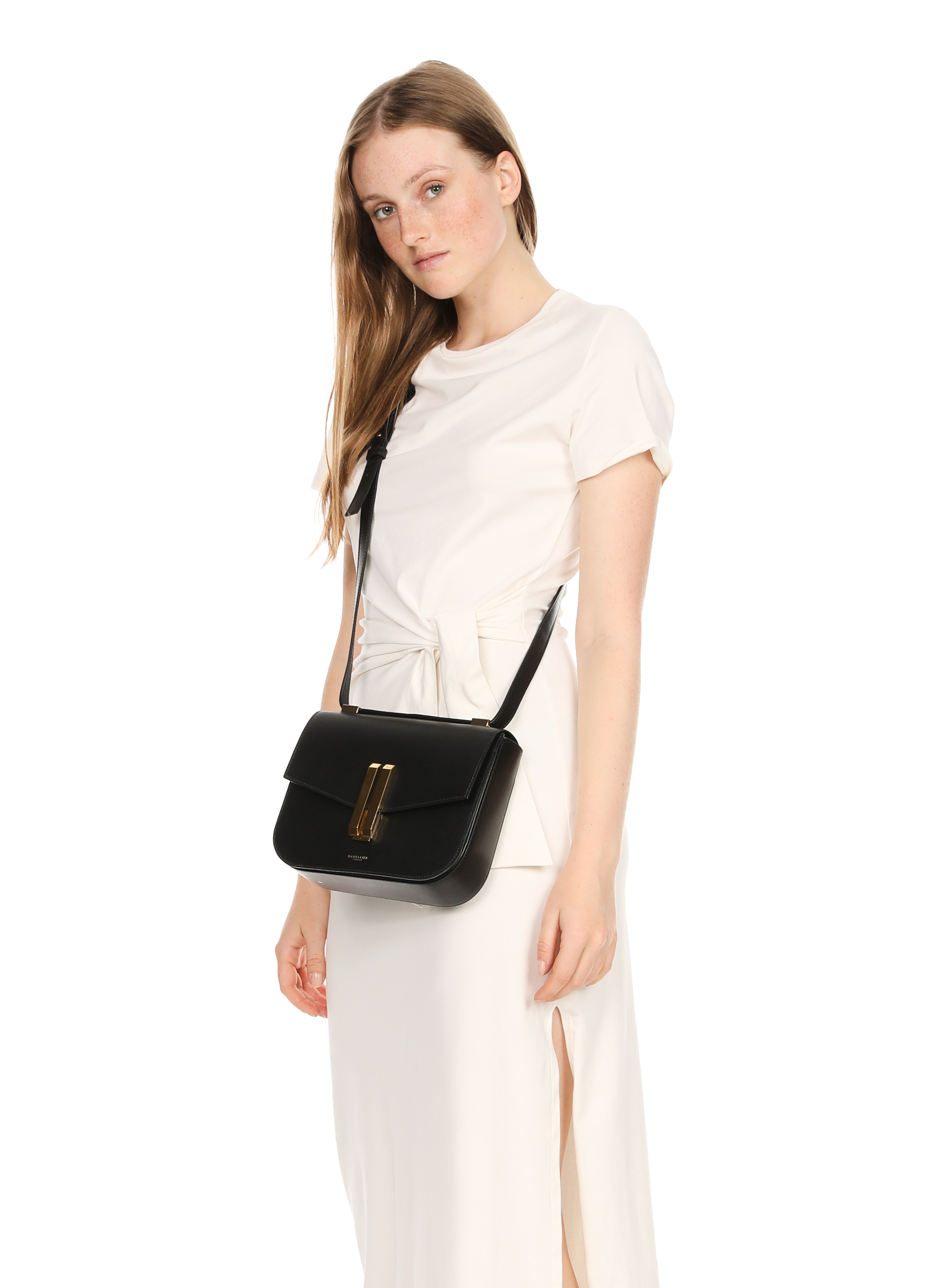 Vancouver leather handbag  DEMELLIER LONDON Black