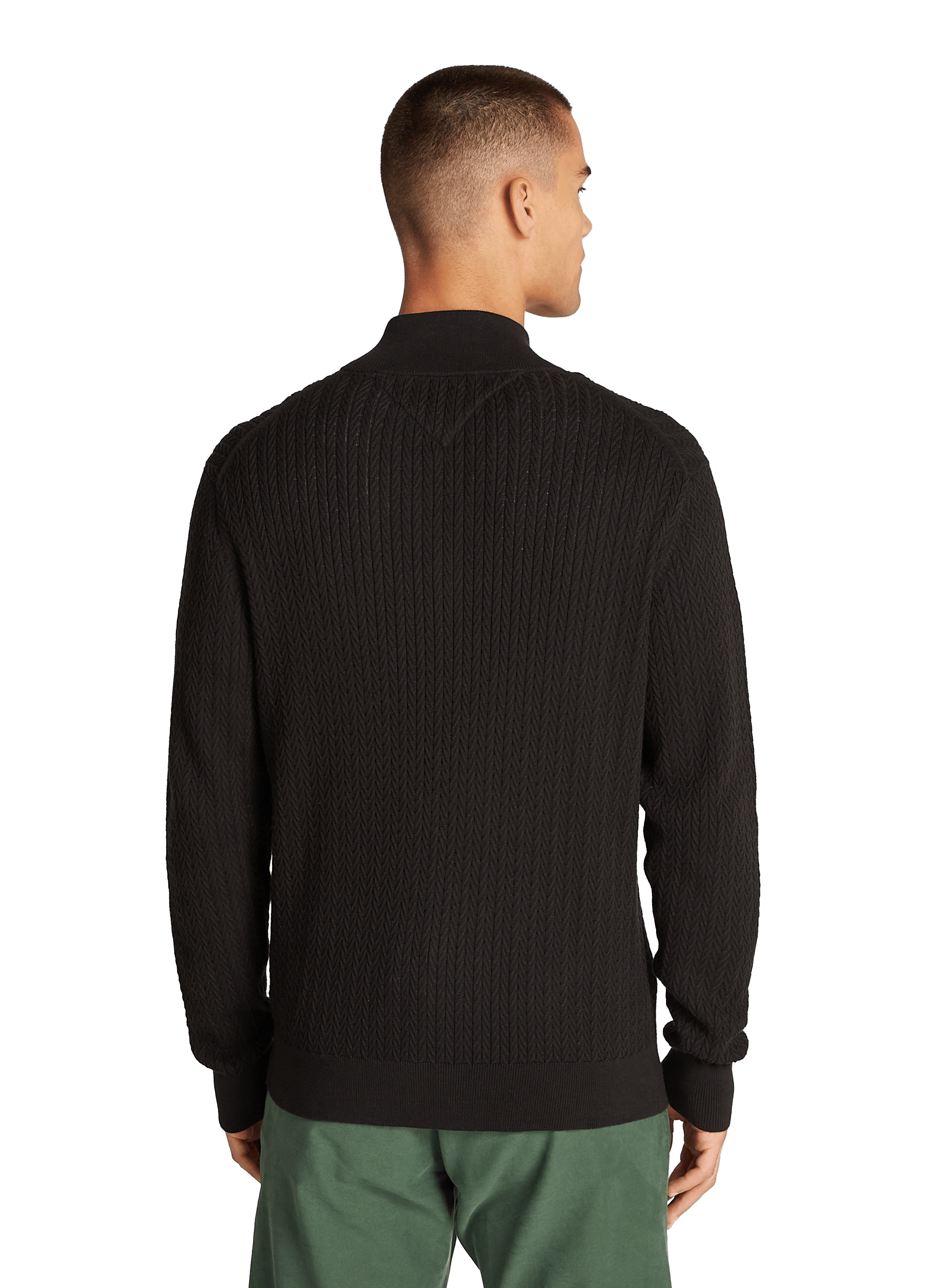 Cotton cardigan Black