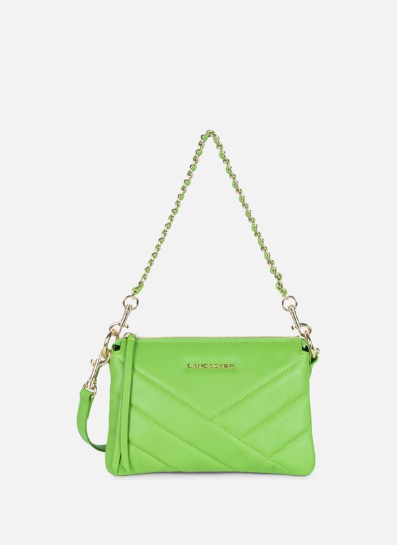 Small clutch - Soft Matelassé Green by LANCASTER LANCASTER Small clutch - Soft Matelassé Green