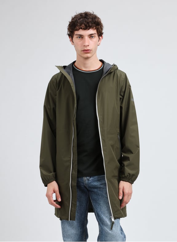 Long and foldable raincoat Green by AIGLE AIGLE Long and foldable raincoat Green