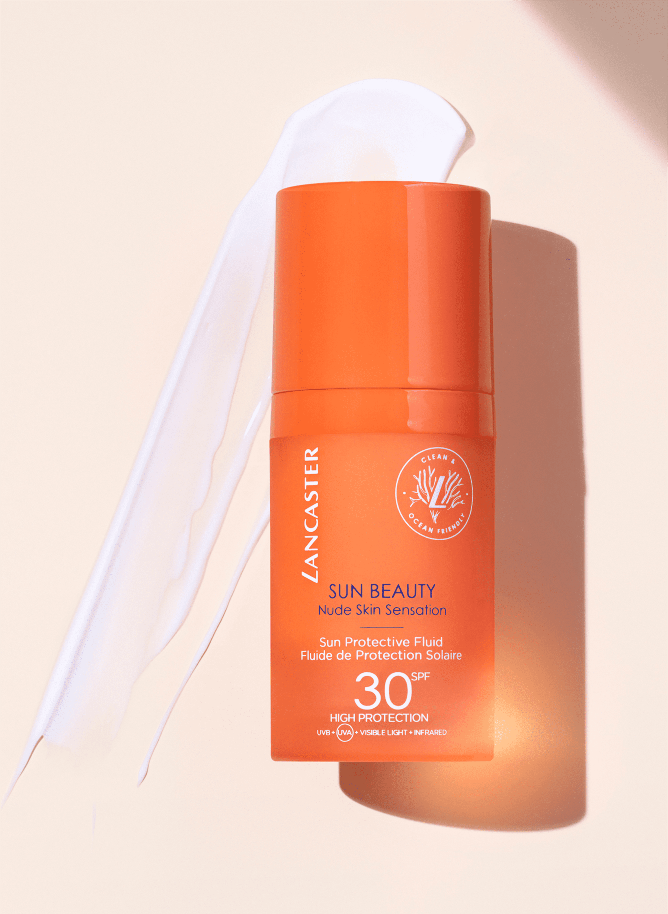 Sun Beauty Nude Skin Sensation Fluid - Face Sun Protection SPF30 LANCASTER No color