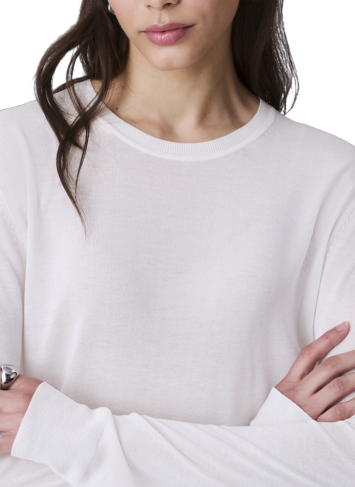 Pull à col rond CALVIN KLEIN Beige