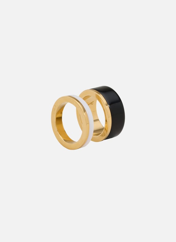 Bague rivage unisexe Blanc by AMI PARIS AMI PARIS Bague rivage unisexe Blanc