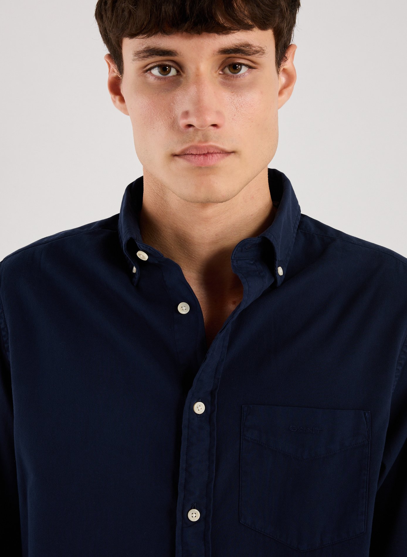 Cotton shirt GANT Blue