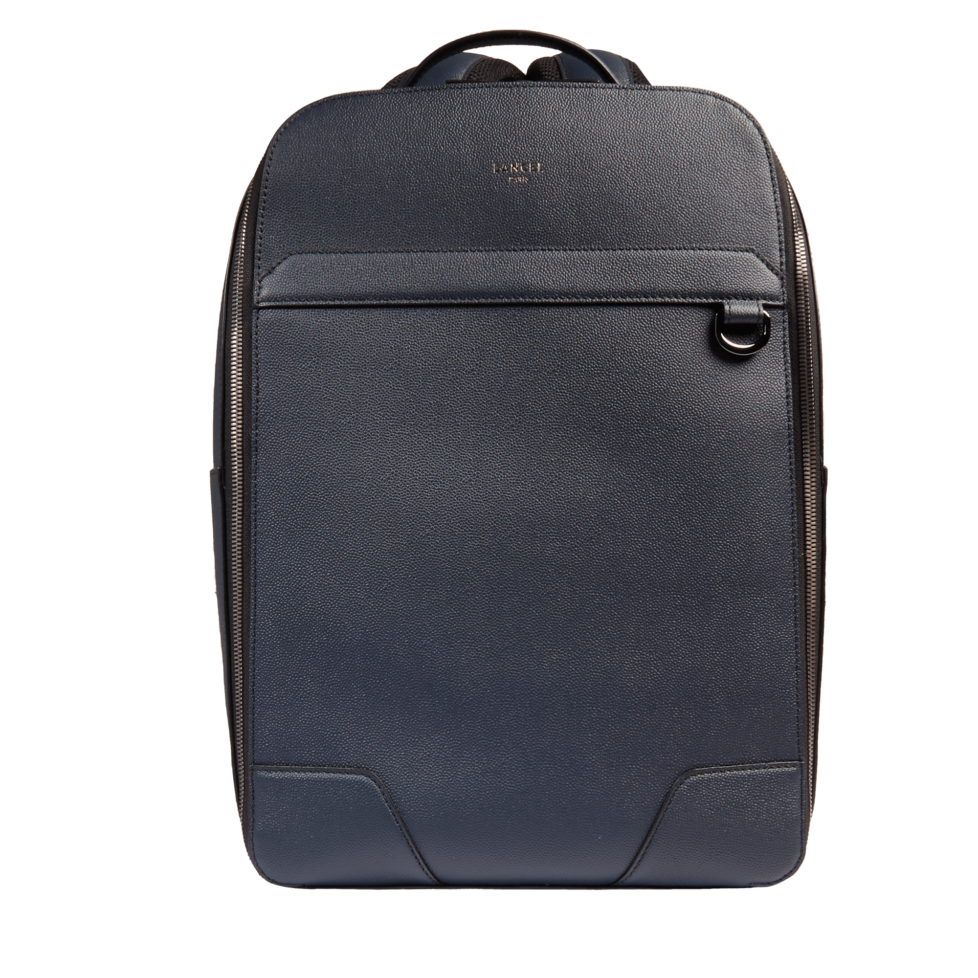 Sac à dos convertible charlie de lancel en cuir LANCEL Bleu