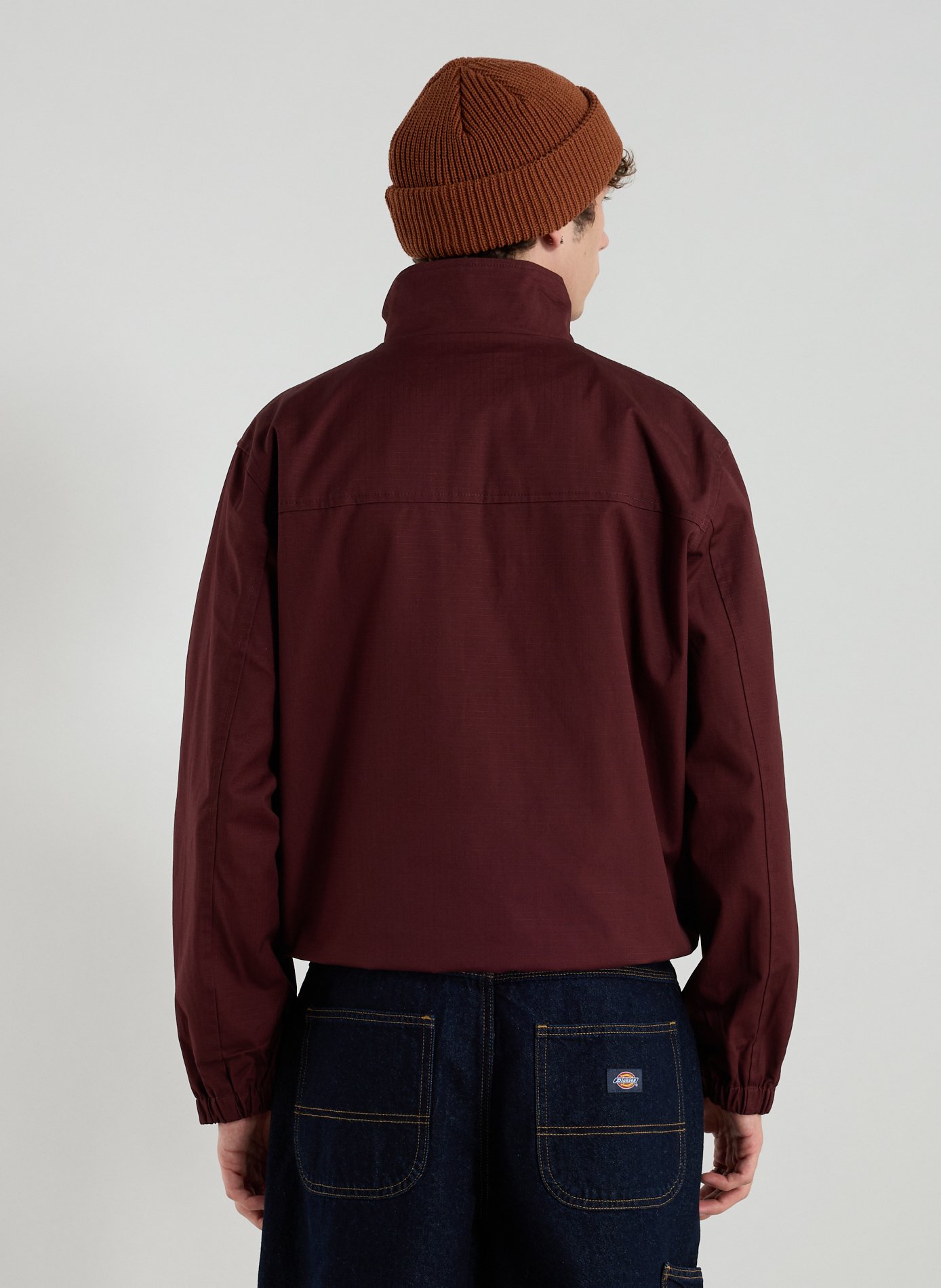 Jacket with high collar in blended cotton ARTE ANTWERP Red