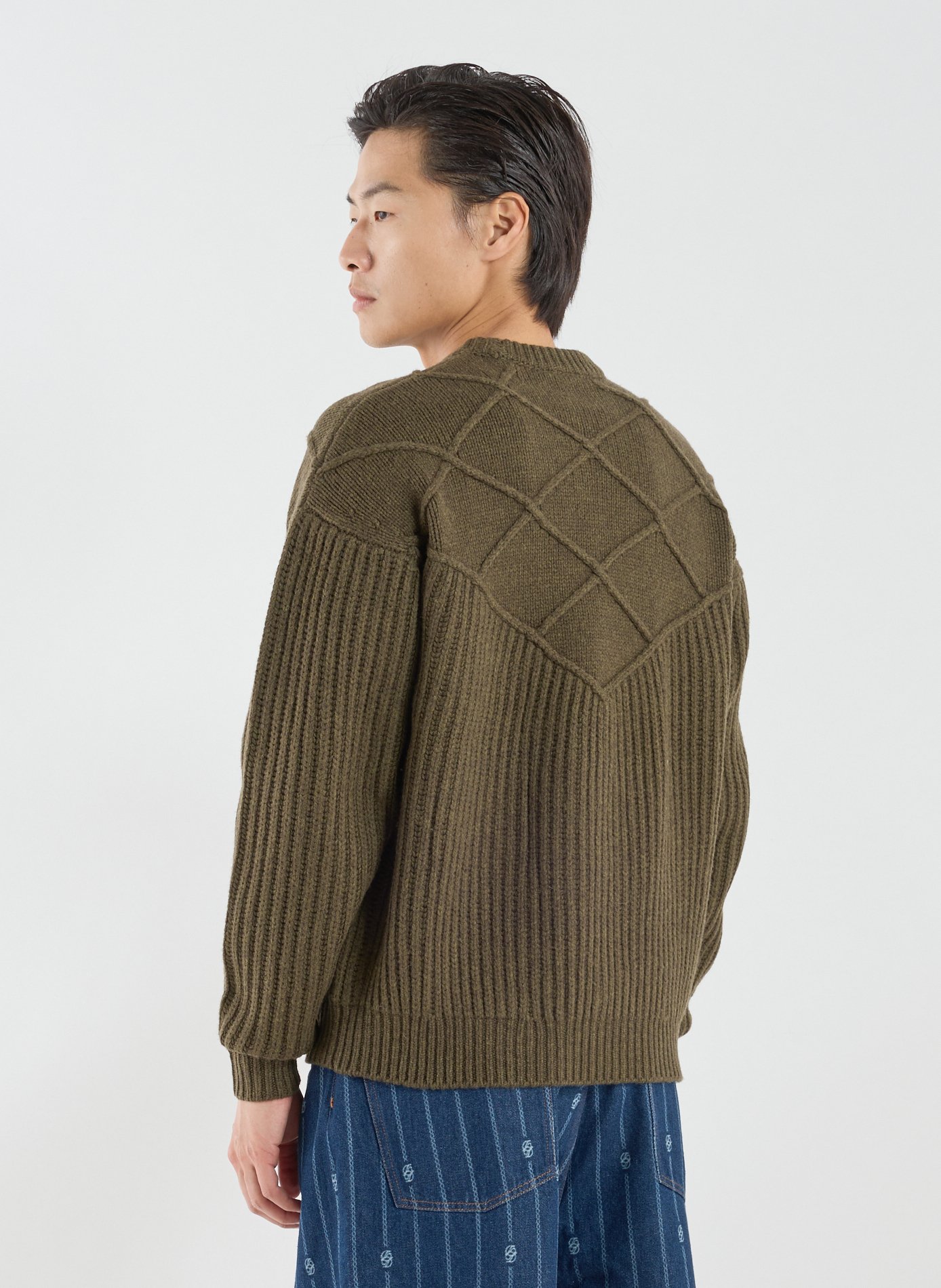 Crew-neck jumper DROLE DE MONSIEUR Khaki