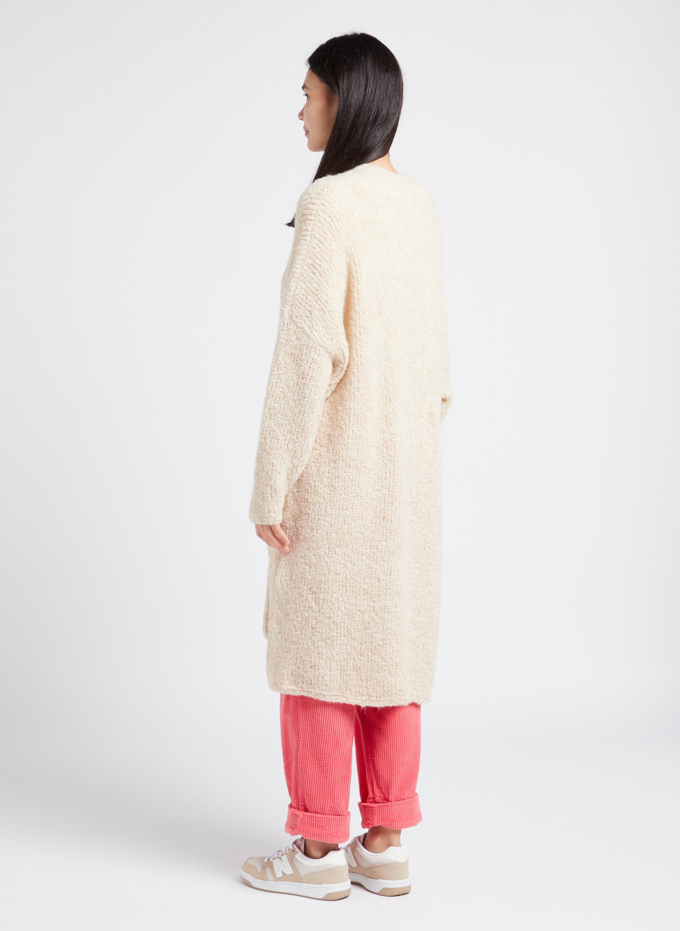 Tee-shirt col v en coton gamipy AMERICAN VINTAGE Blanc