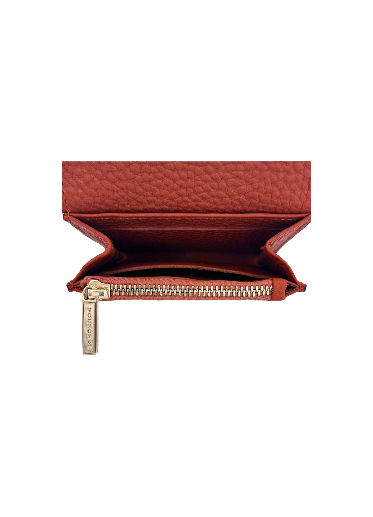 Club | porte-monnaie pm en cuir de veau Rouge