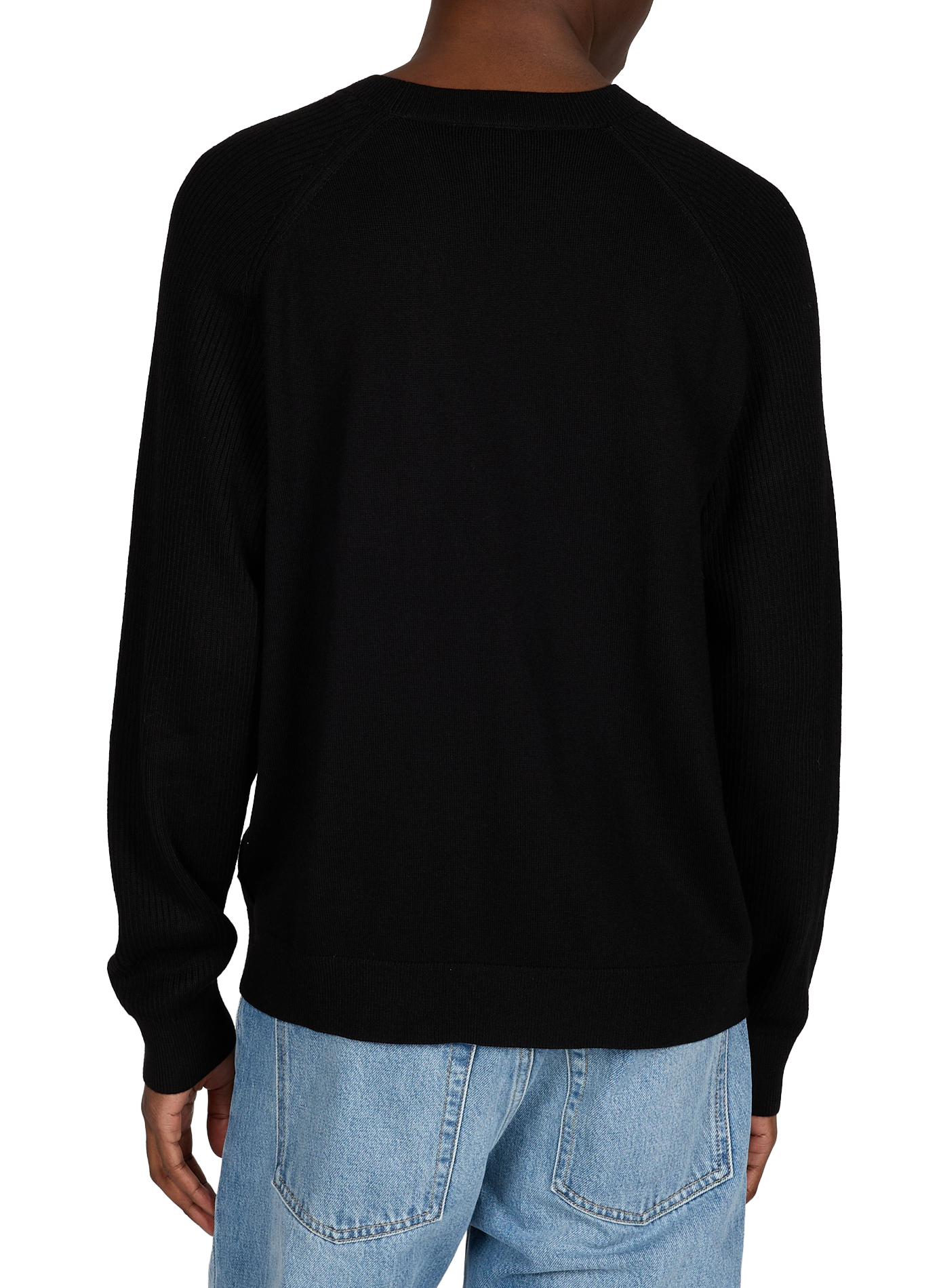 Mixed wool sweatshirt ARMANI EXCHANGE Black