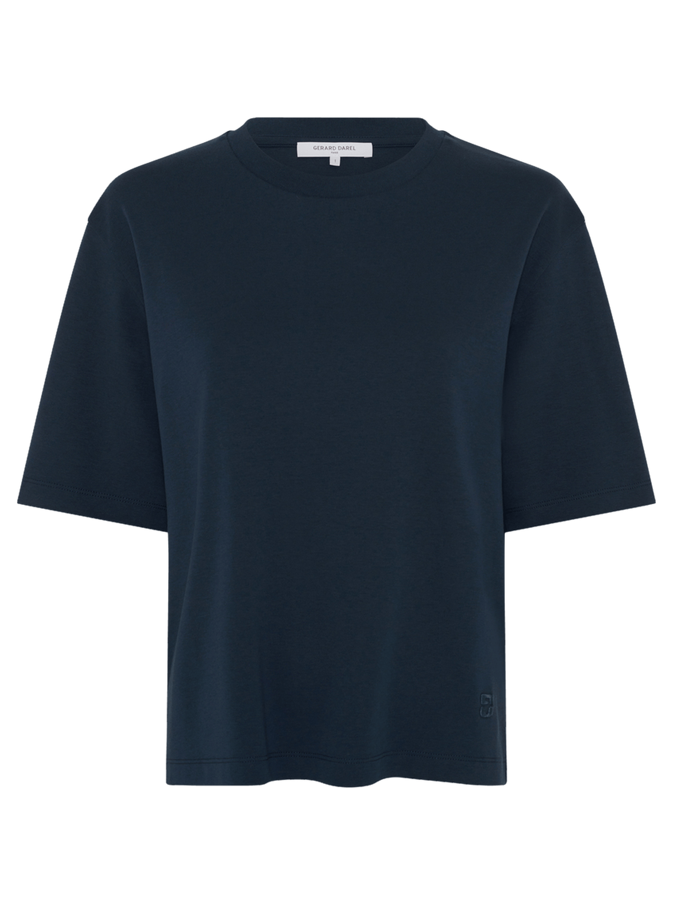 T-shirt uni en coton - mayae GERARD DAREL Bleu