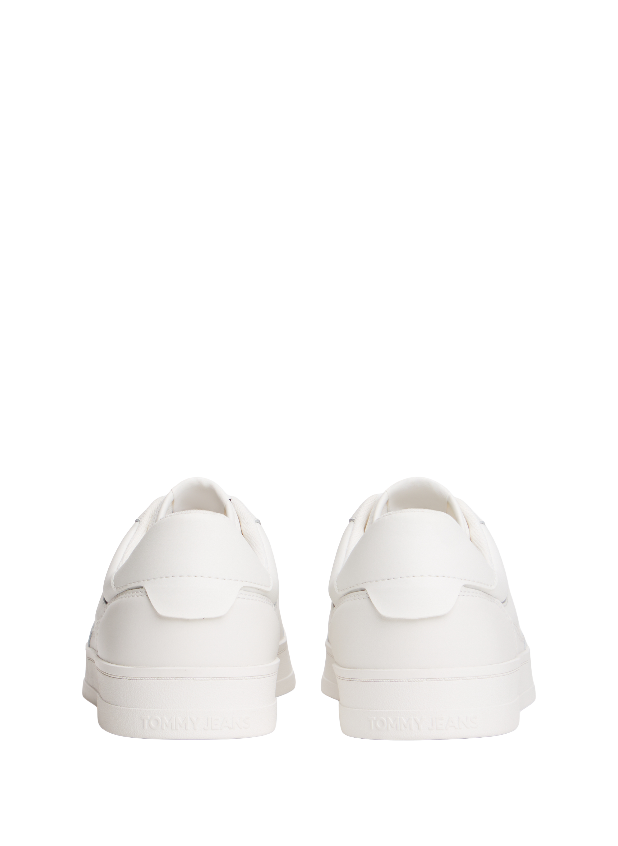 Low-top cow leather sneakers TOMMY HILFIGER White