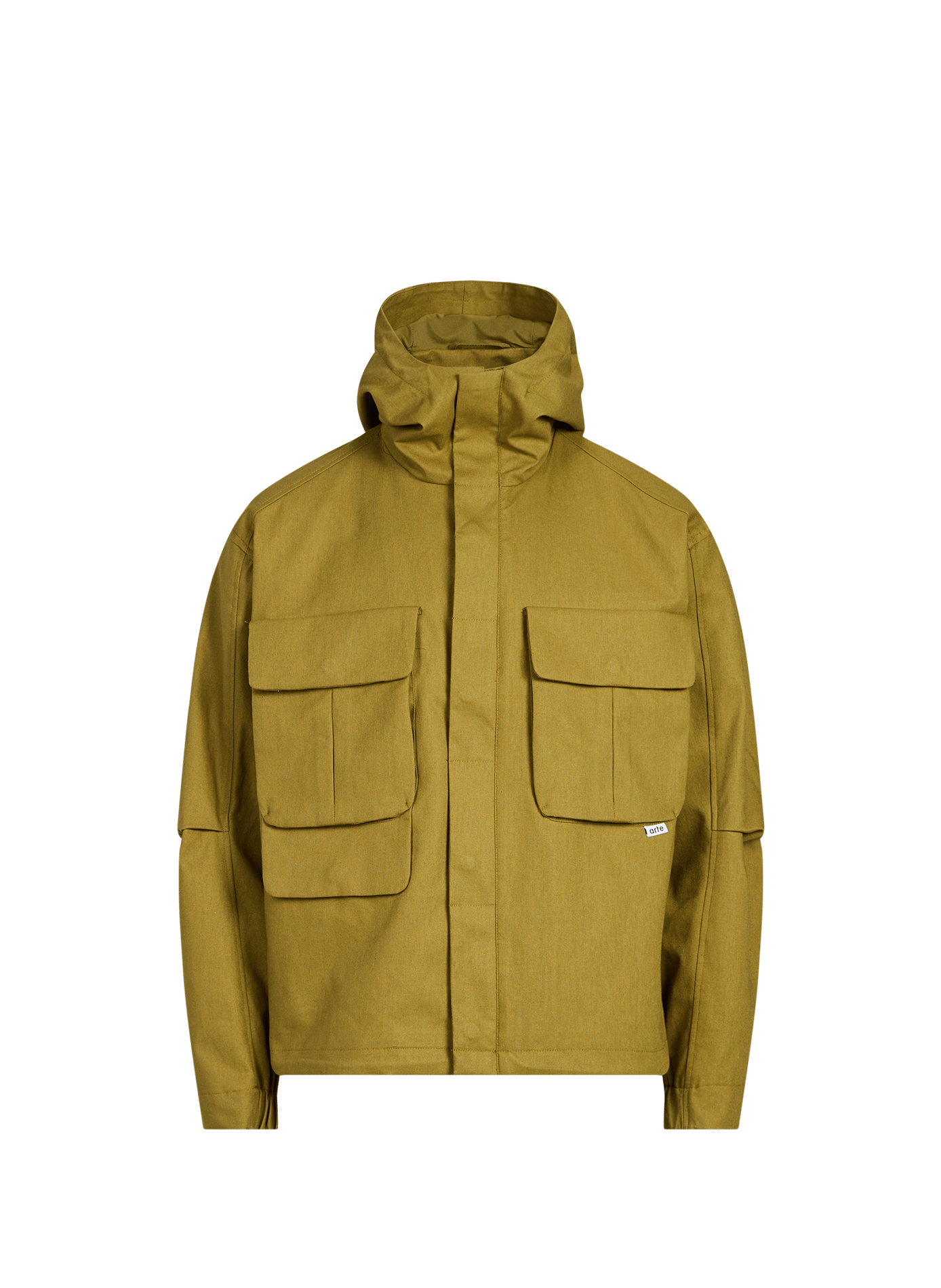 Technical jacket in linen and cotton ARTE ANTWERP Khaki