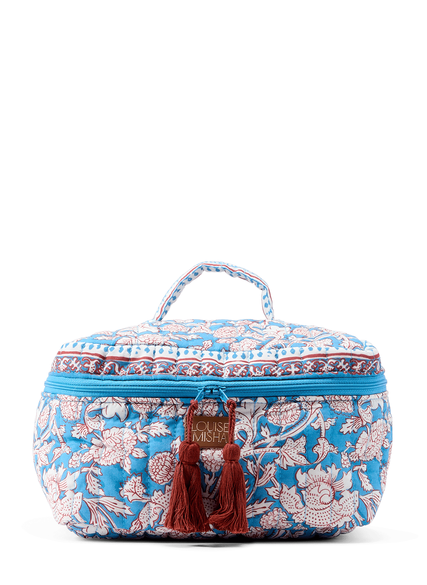 Laety printed cotton toiletry bag LOUISE MISHA Blue