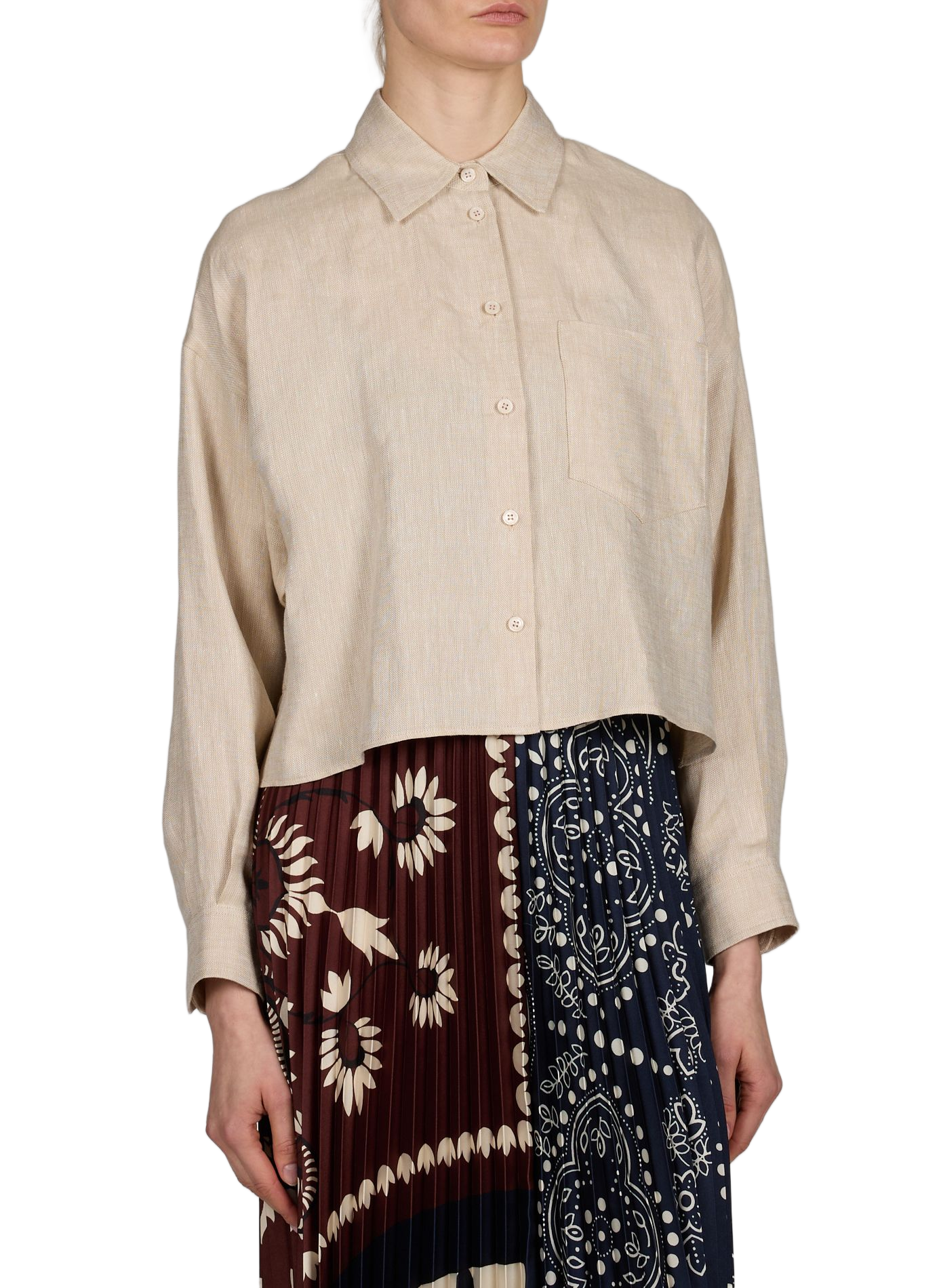 Chemise ample en lin MAX MARA WEEK END Beige