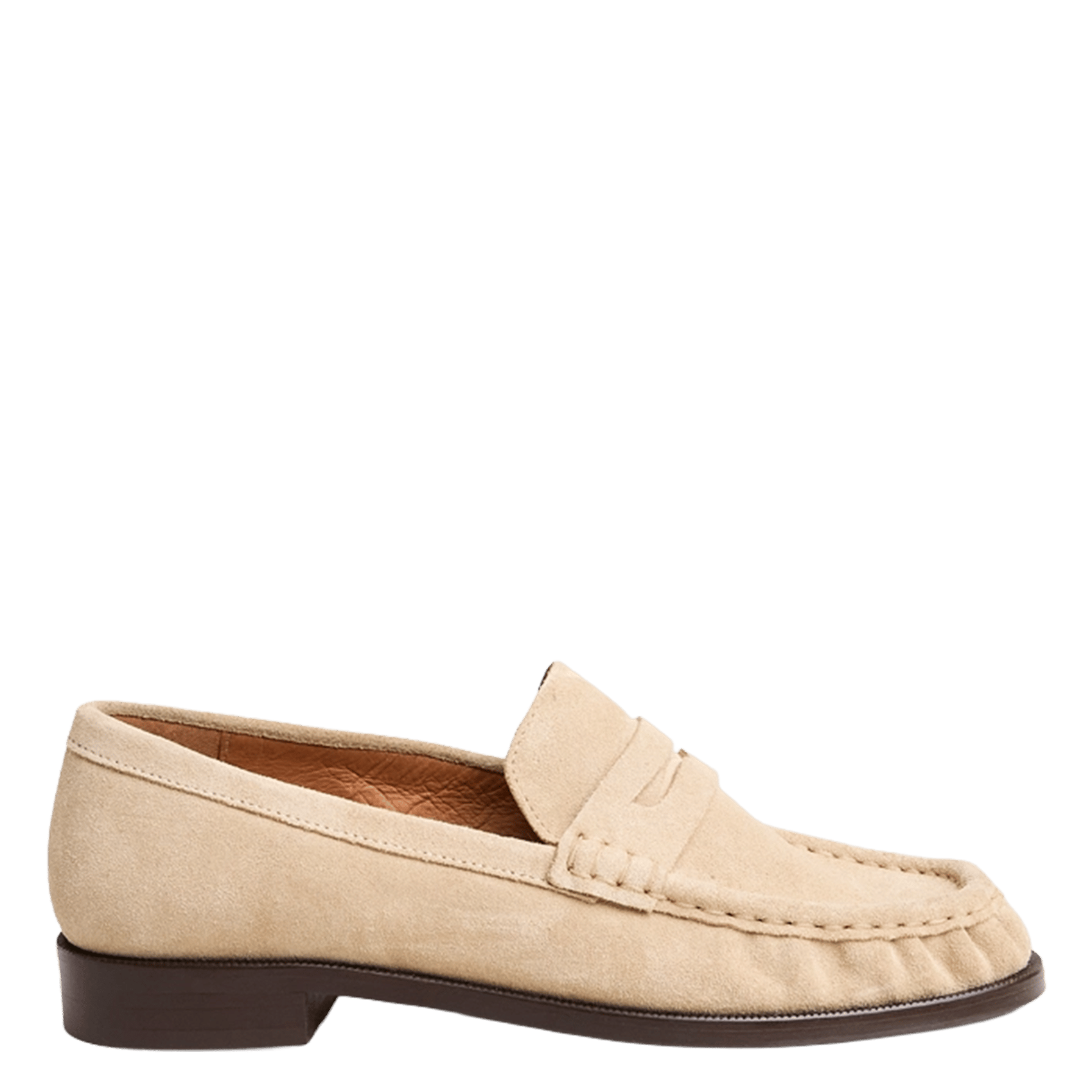 Mocassins en cuir velours delice JONAK Beige