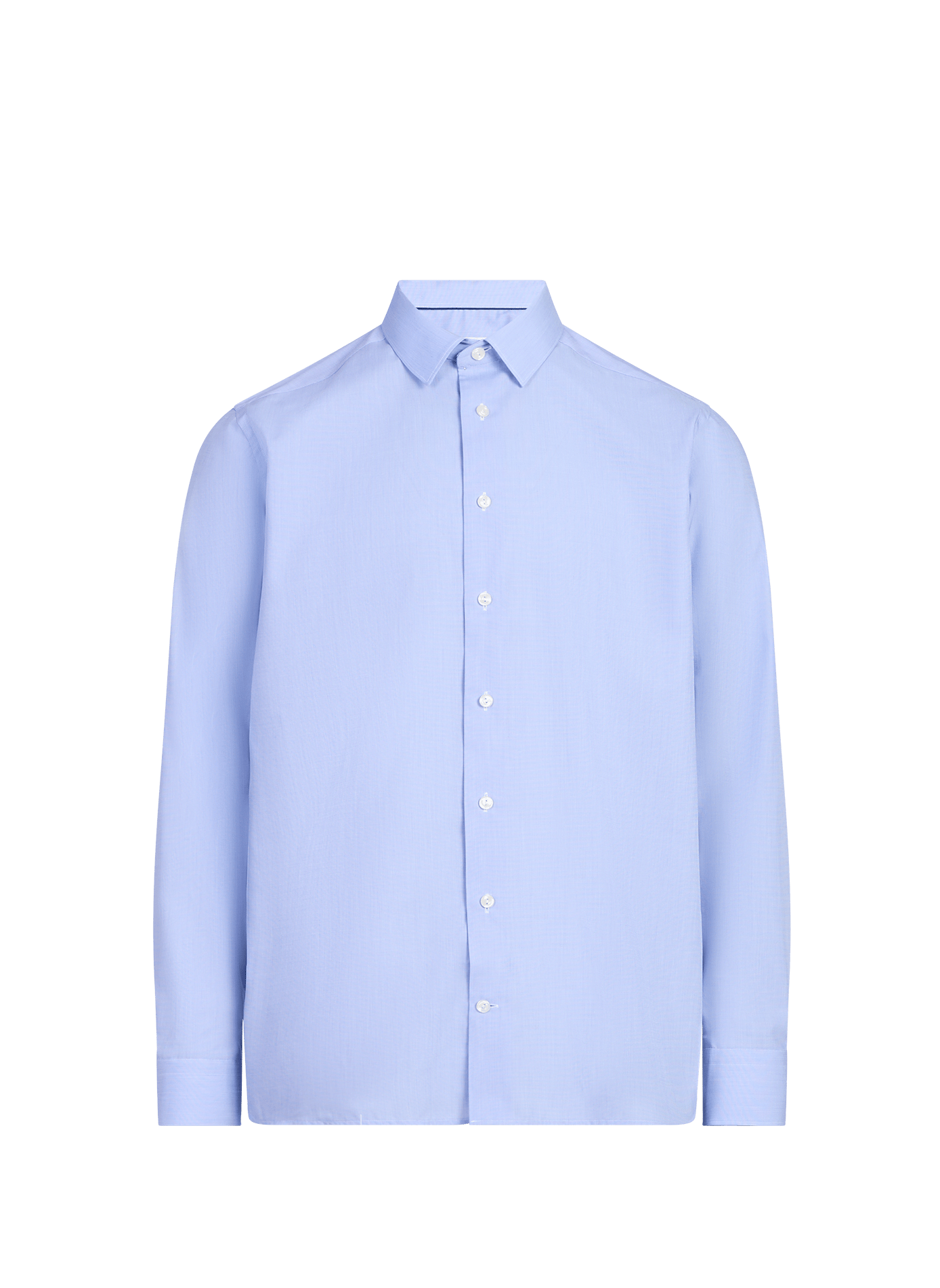 Cotton poplin shirt ETON Blue